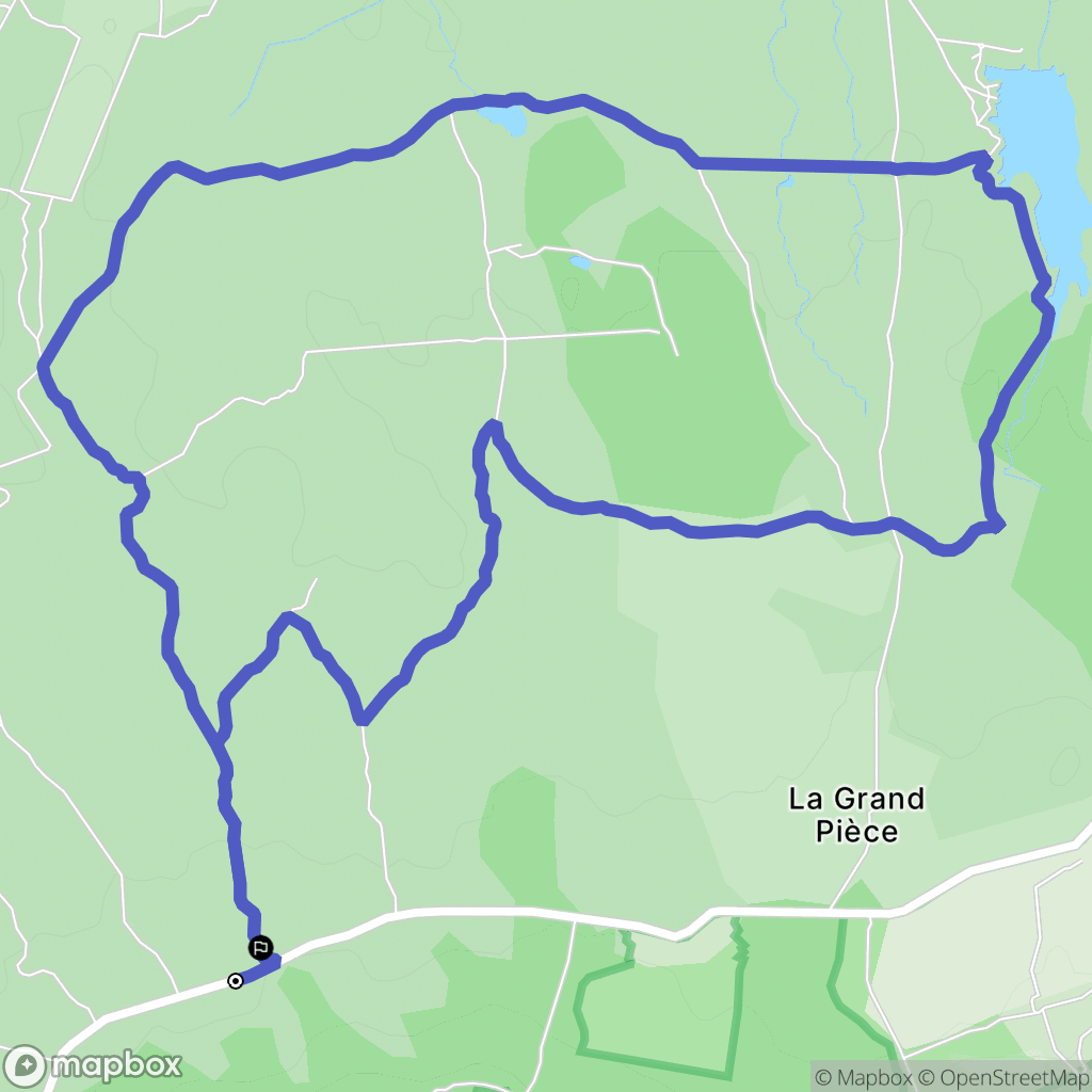 Le Cannet-des-Maures : carte du parcours de randonnée - France