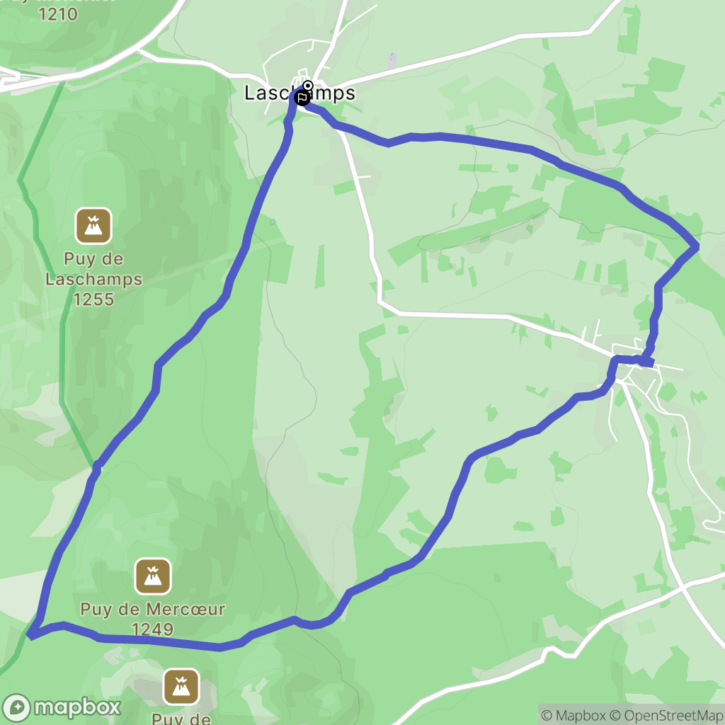 Laschamps: routekaart voor buitenactiviteiten - France