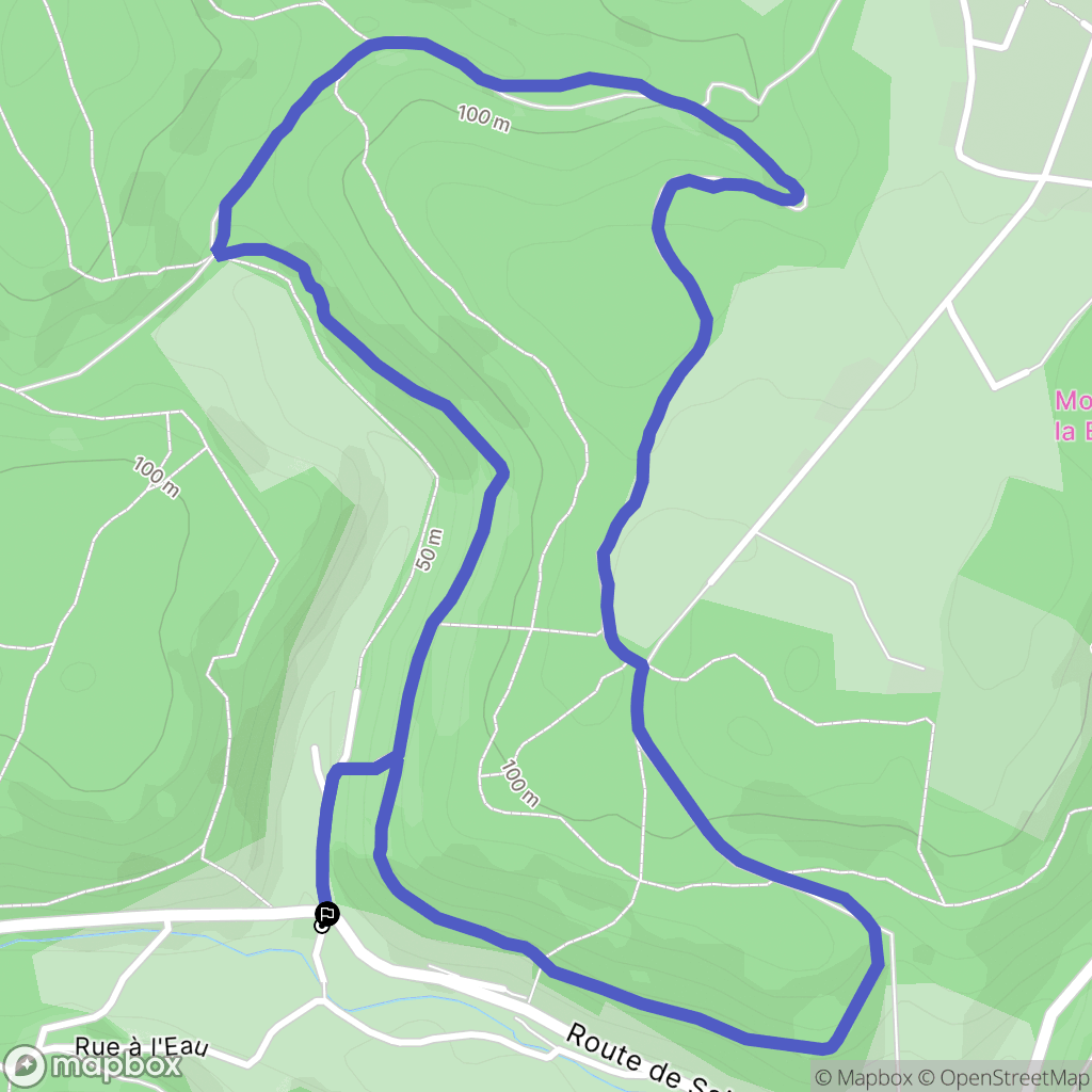 Maulévrier-Sainte-Gertrude : carte du parcours de randonnée - France