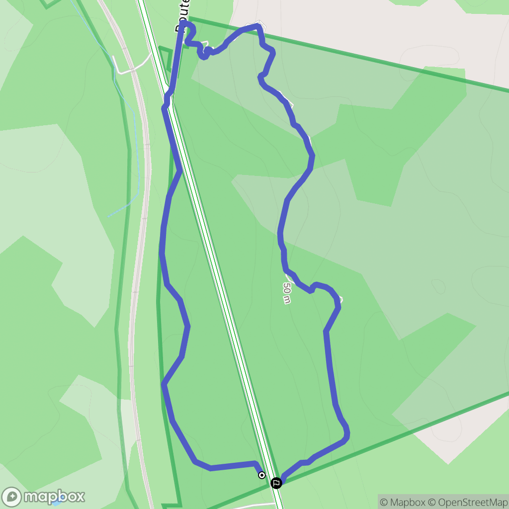 Étaples : carte du parcours de randonnée - France