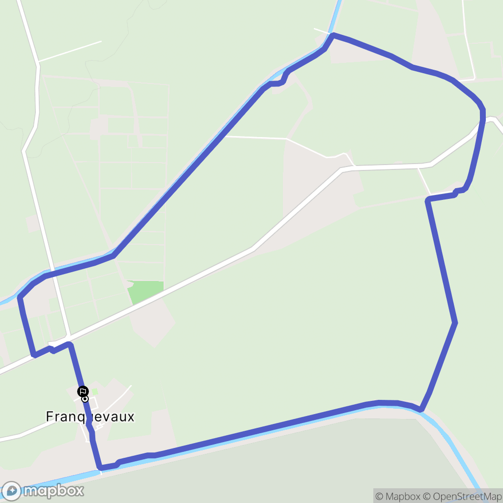 Beauvoisin : carte du parcours de randonnée - France