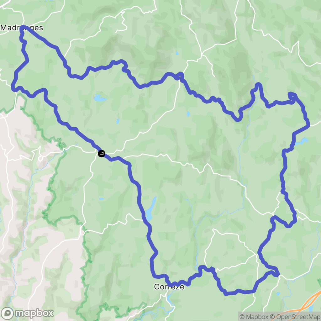 Saint-Augustin : carte du parcours de randonnée - France