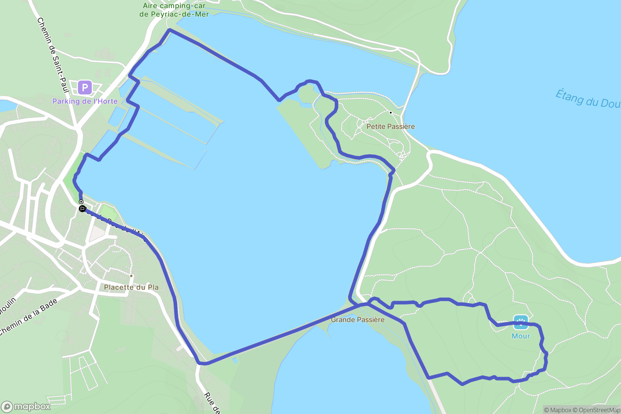 Peyriac-de-Mer: routekaart voor buitenactiviteiten - France