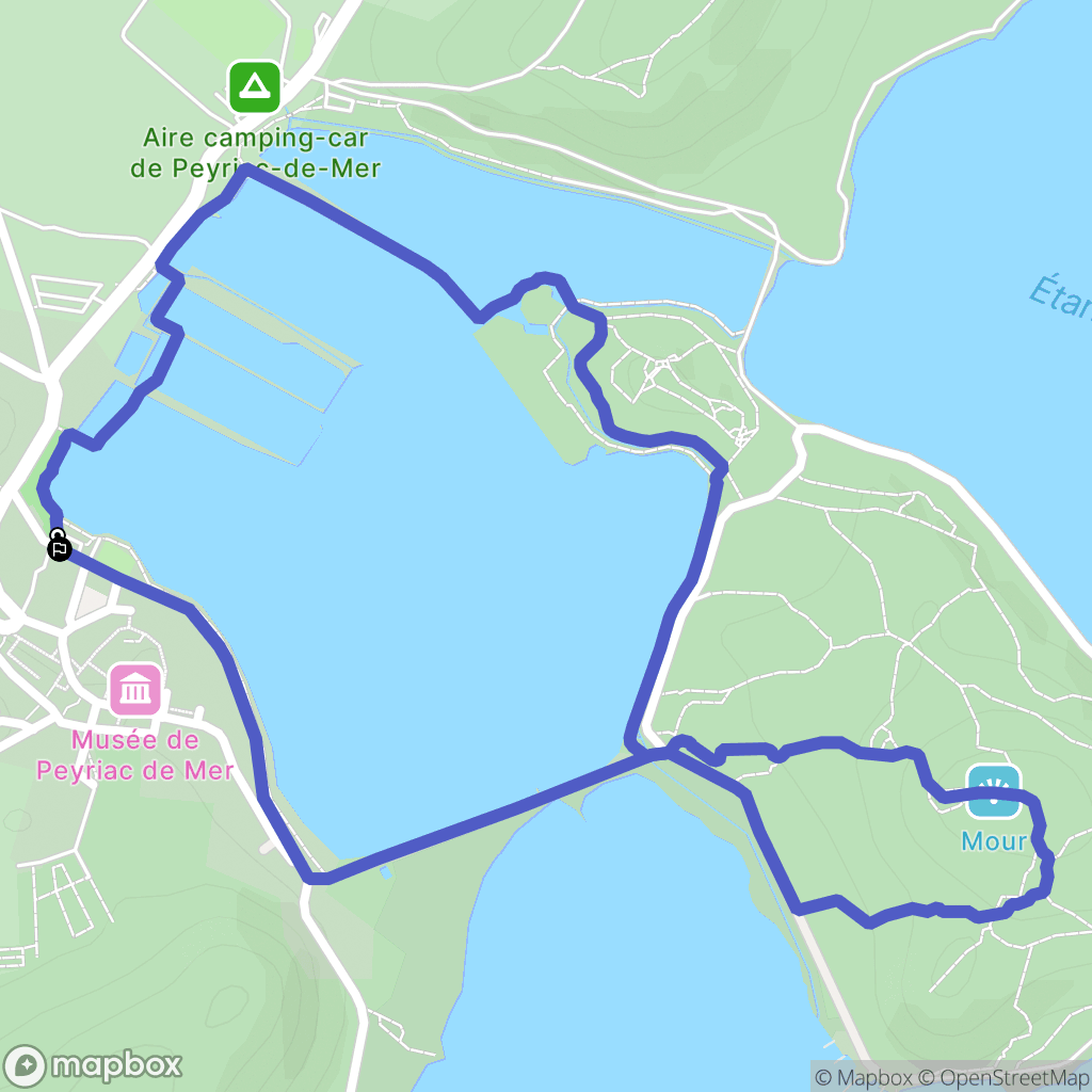 Peyriac-de-Mer: routekaart voor buitenactiviteiten - France