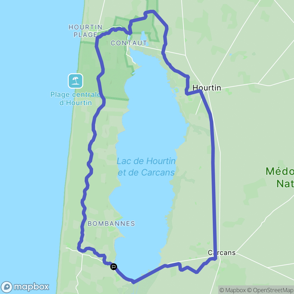 Maubuisson, Carcans: routekaart voor buitenactiviteiten - France