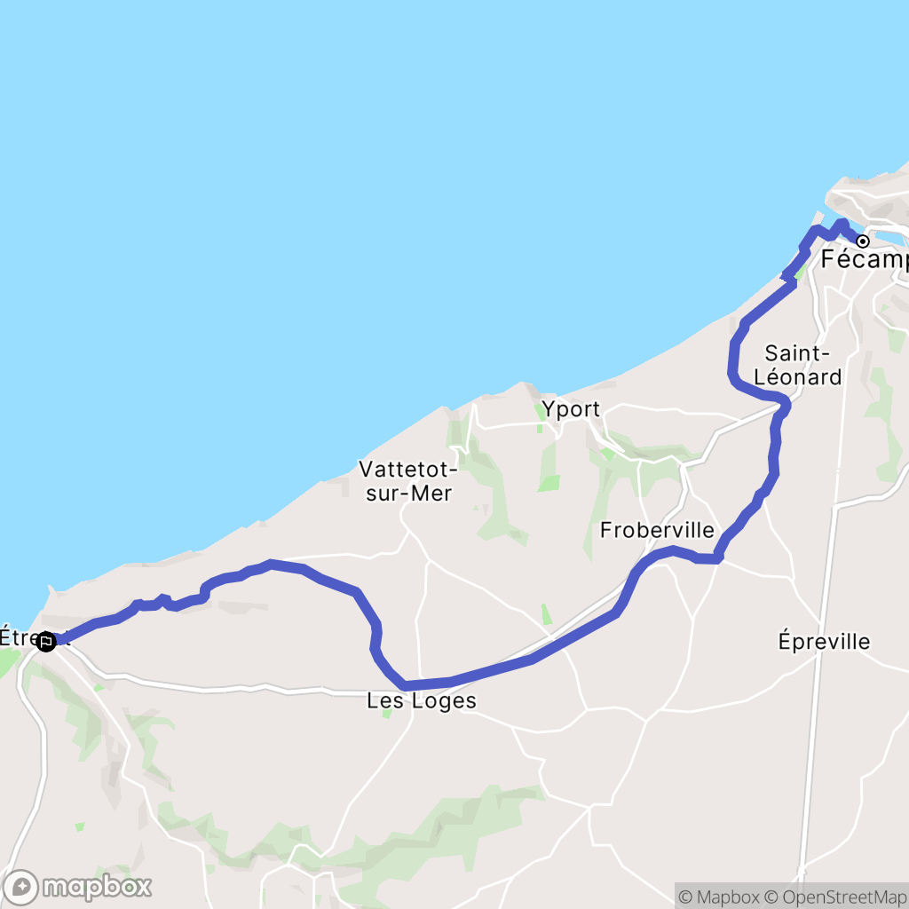 Fécamp: routekaart voor buitenactiviteiten - France