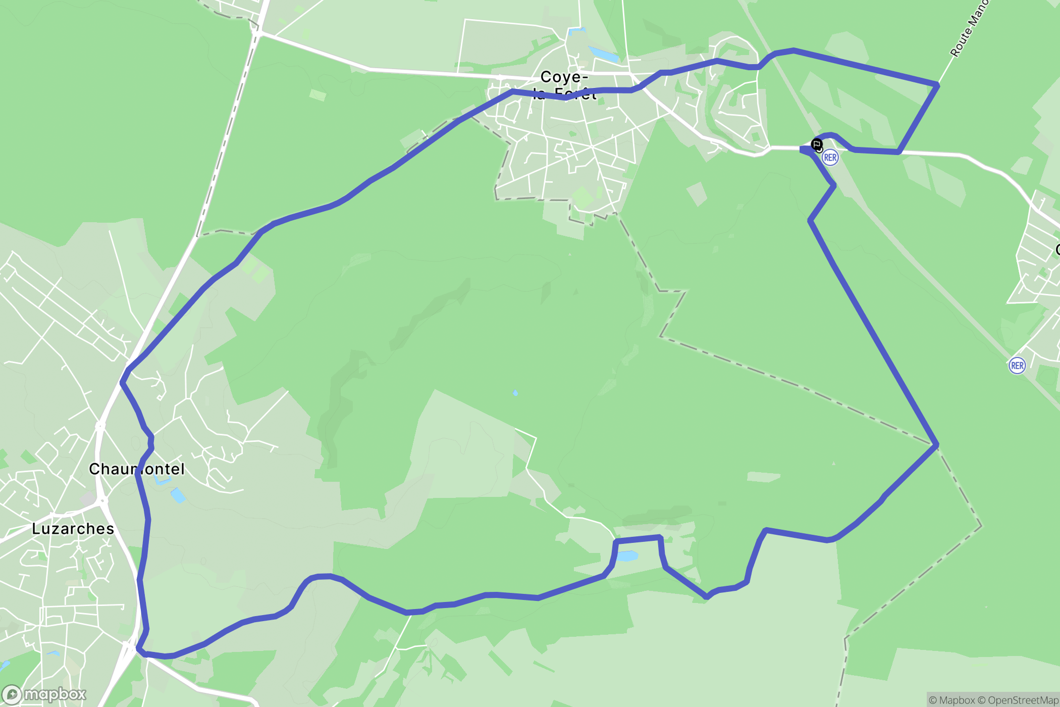 Orry-la-Ville: routekaart voor buitenactiviteiten - France