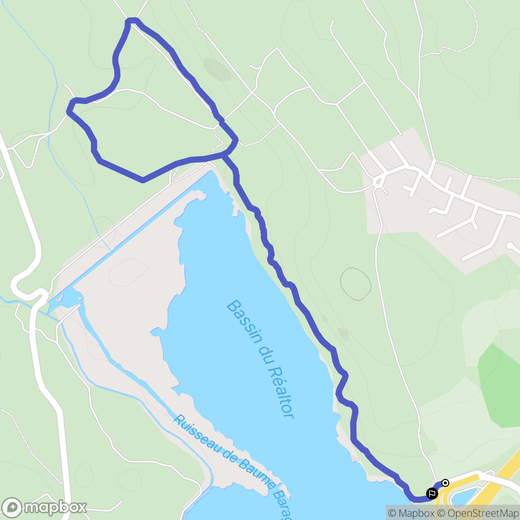 Le Clos des Prieurs, Calas : carte du parcours de randonnée - France