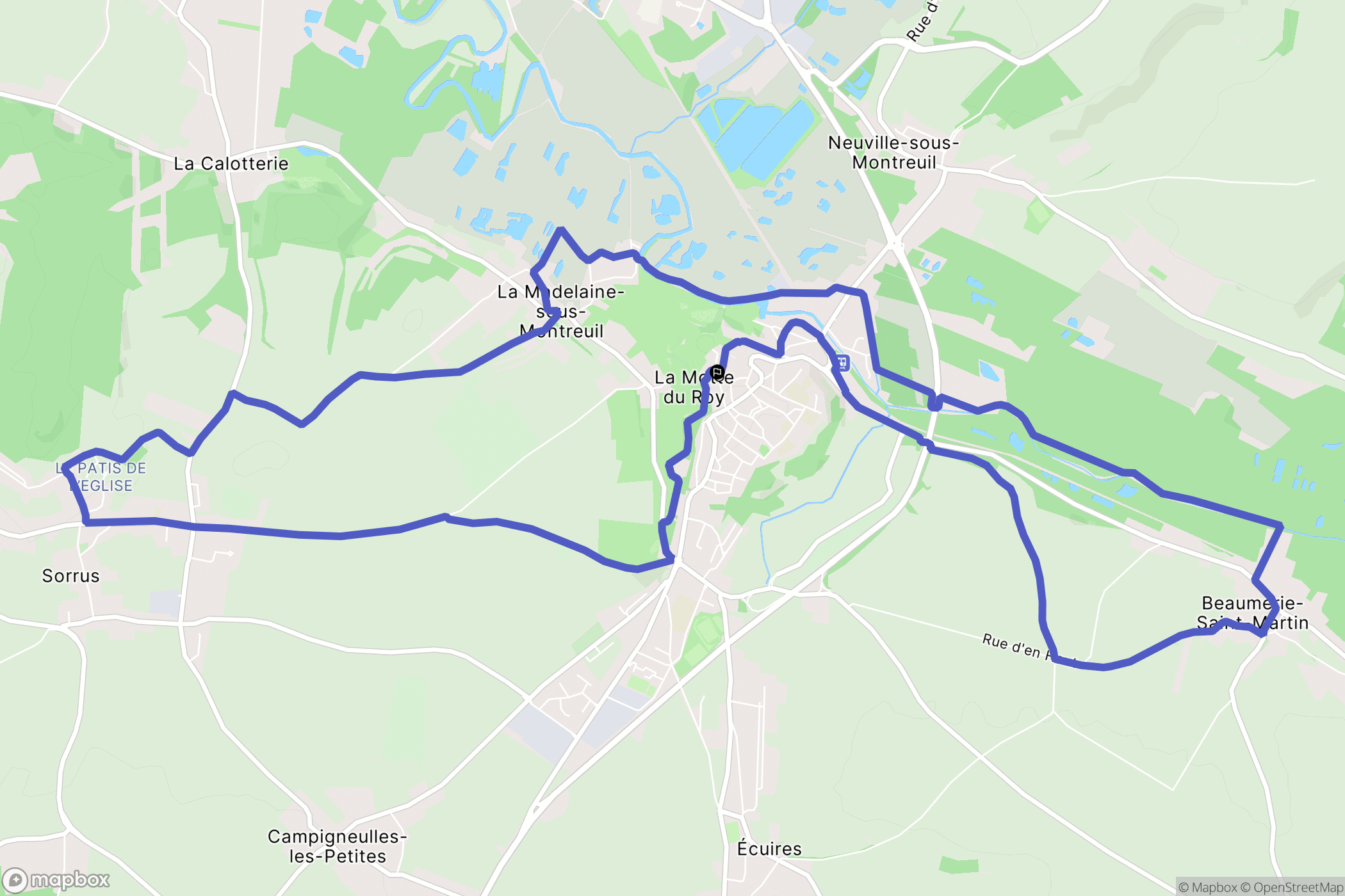 Montreuil-sur-Mer: routekaart voor buitenactiviteiten - France
