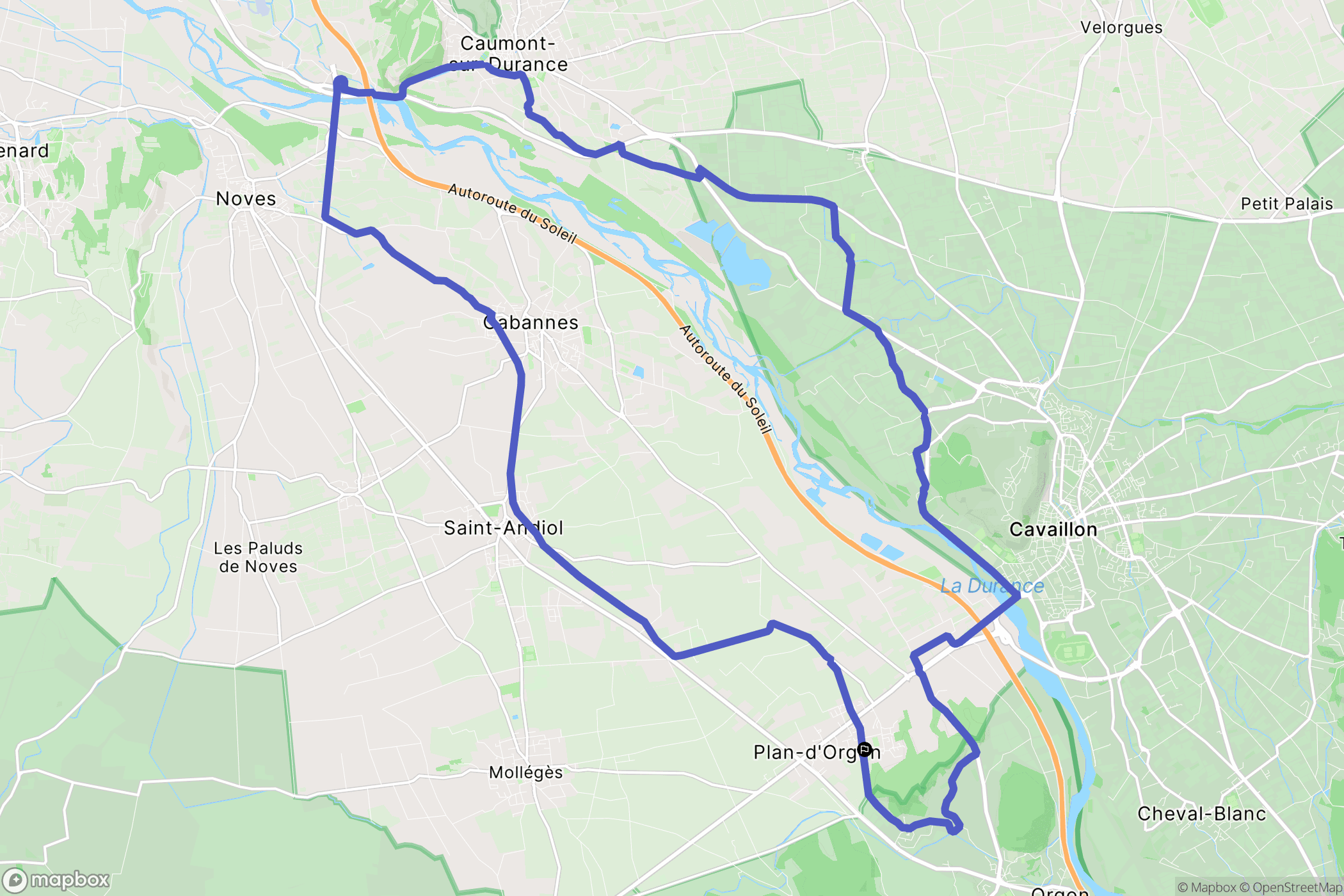 Plan-d'Orgon: routekaart voor buitenactiviteiten - France