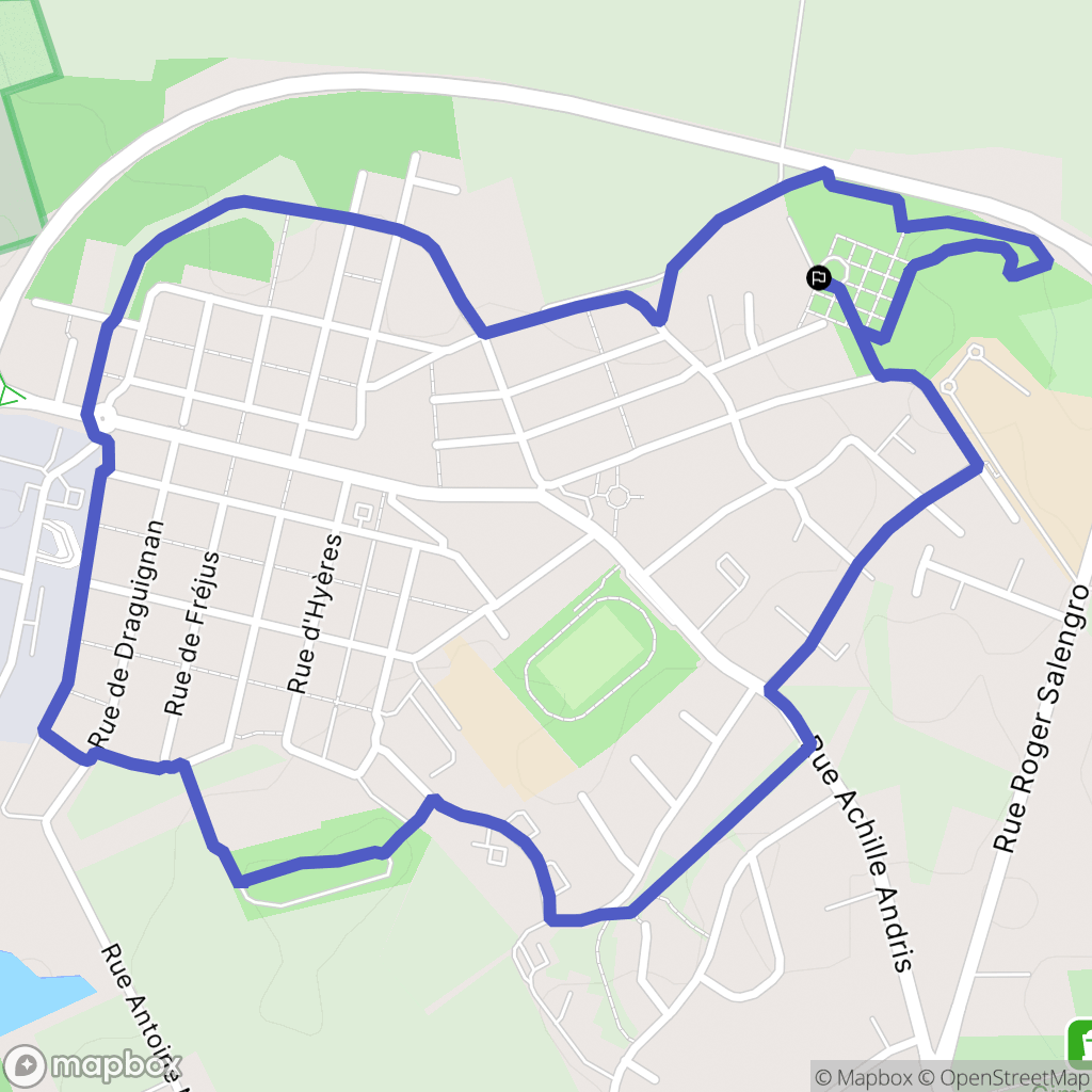 Somain : carte du parcours de randonnée - France