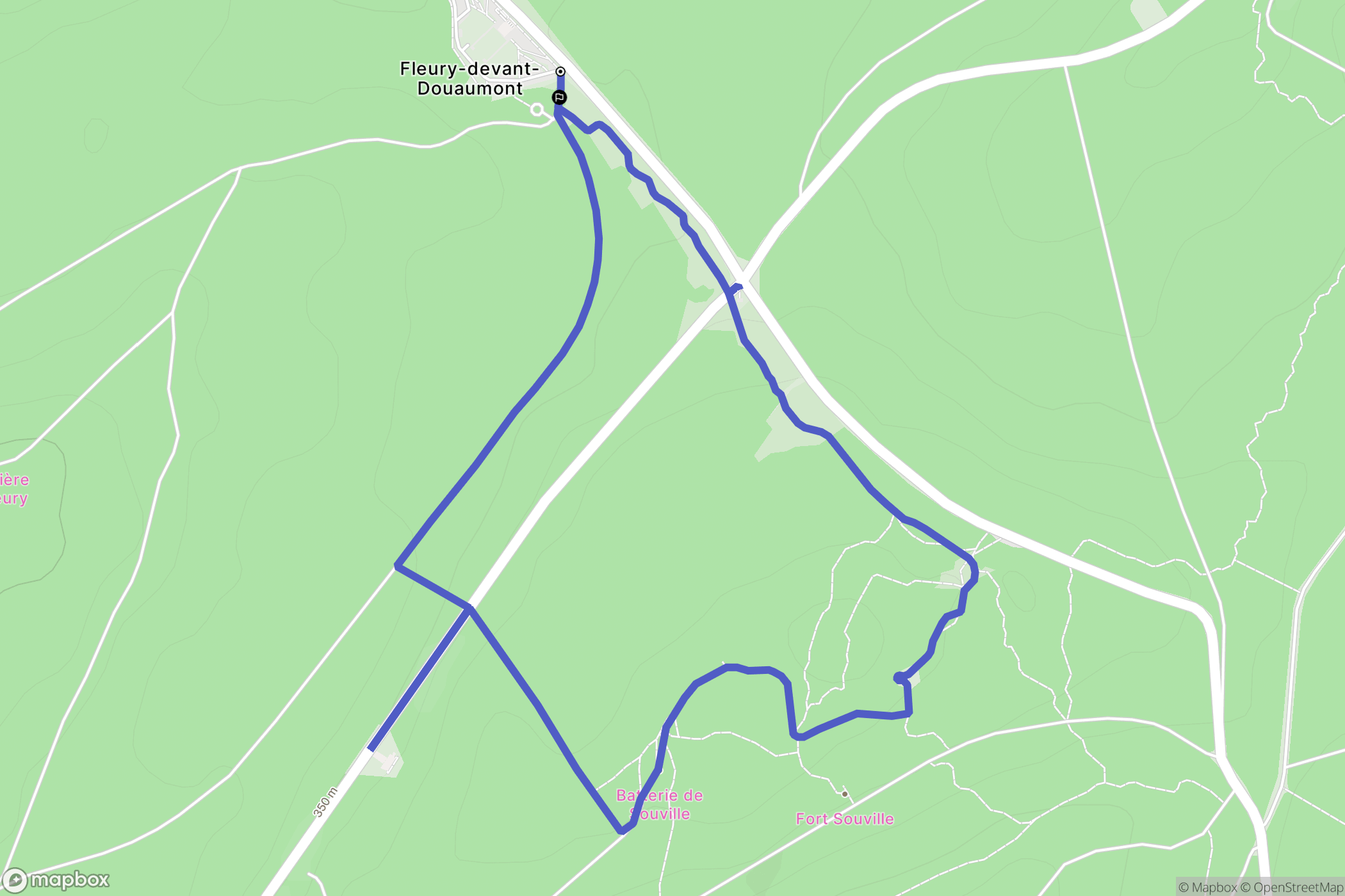 Fleury-devant-Douaumont: routekaart voor buitenactiviteiten - France
