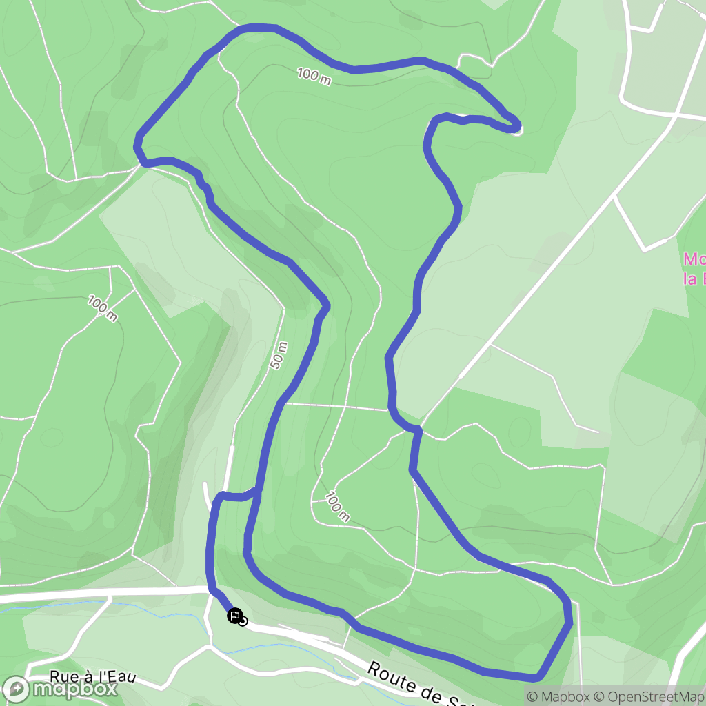 Maulévrier-Sainte-Gertrude : carte du parcours de randonnée - France
