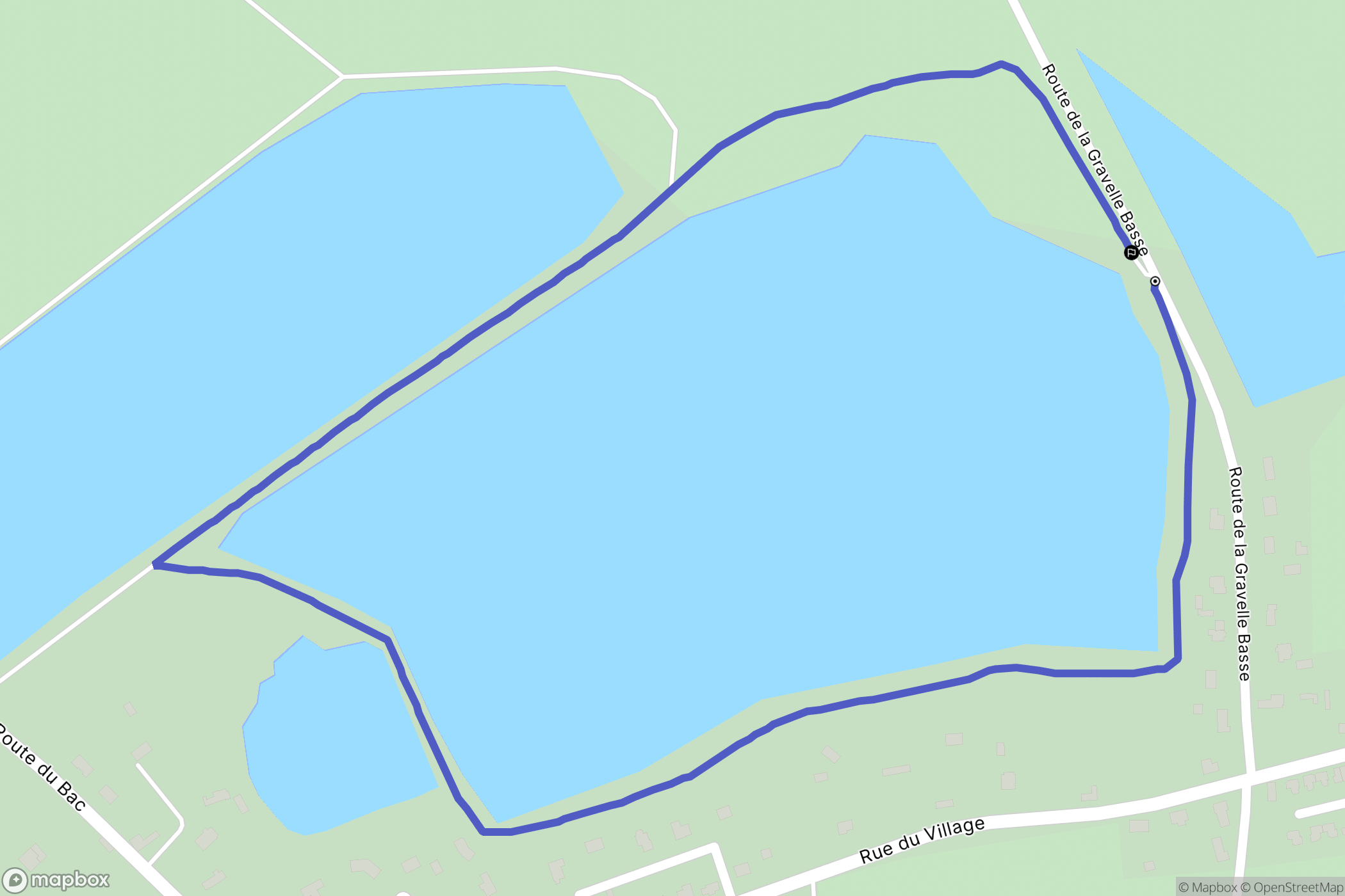 Berville-sur-Seine : carte du parcours de randonnée - France