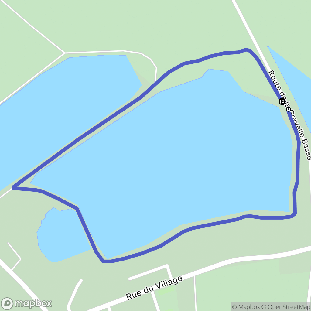 Berville-sur-Seine : carte du parcours de randonnée - France