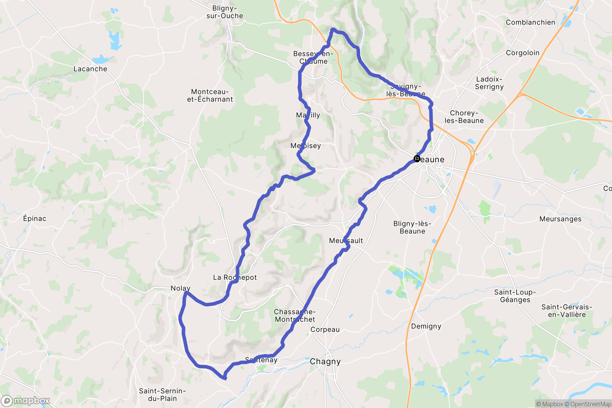 Beaune: routekaart voor buitenactiviteiten - France