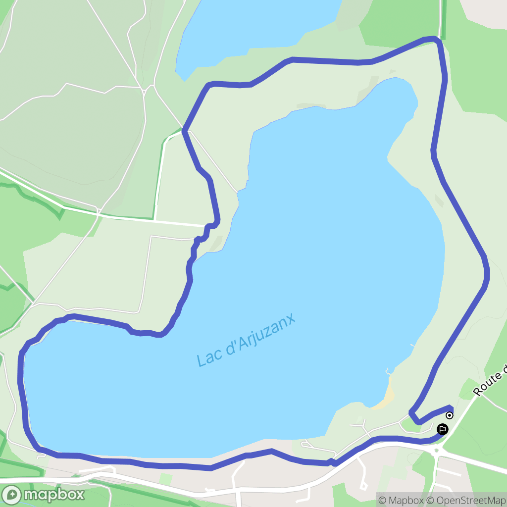 Morcenx-la-Nouvelle : carte du parcours de randonnée - France