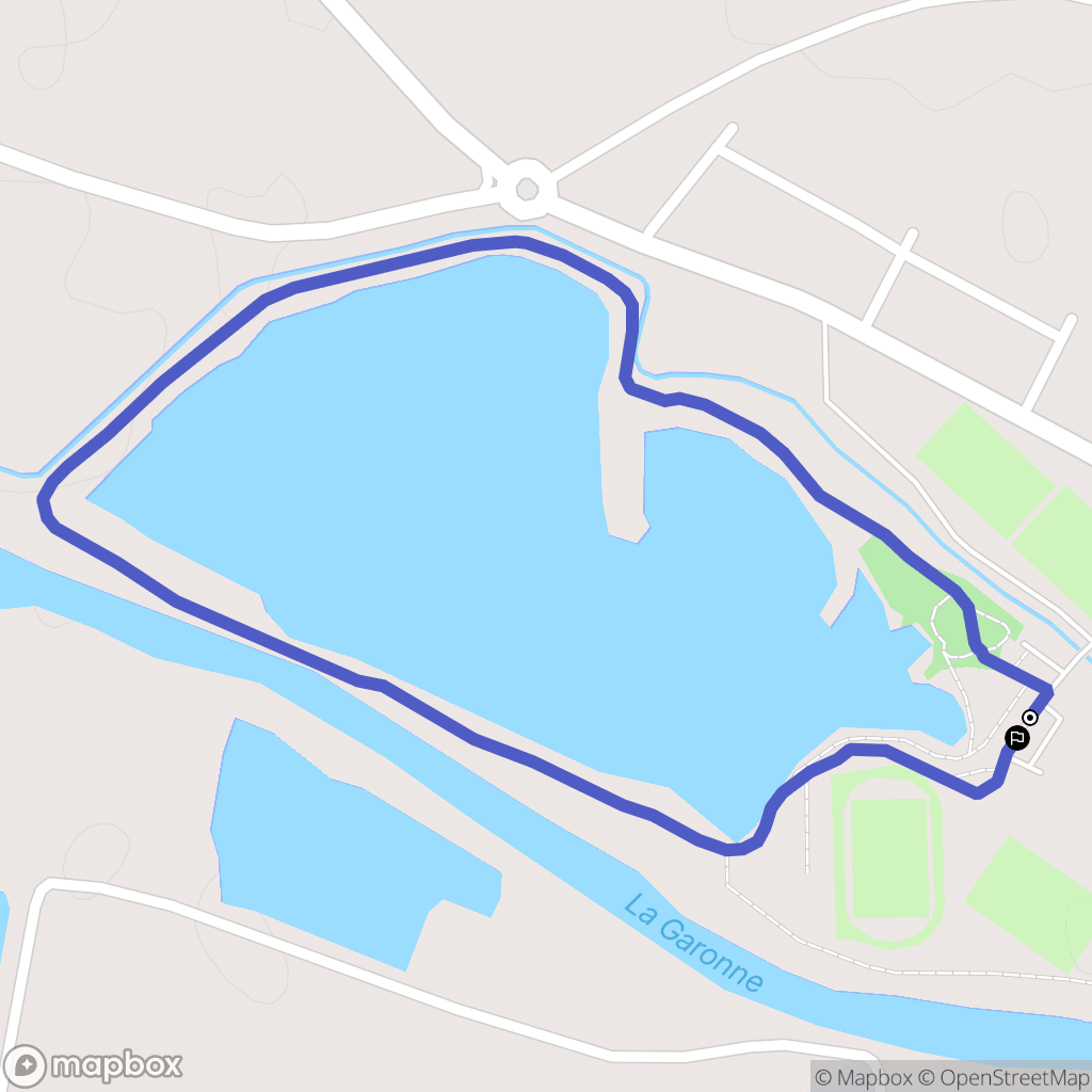 Saint-Gaudens : carte du parcours de randonnée - France