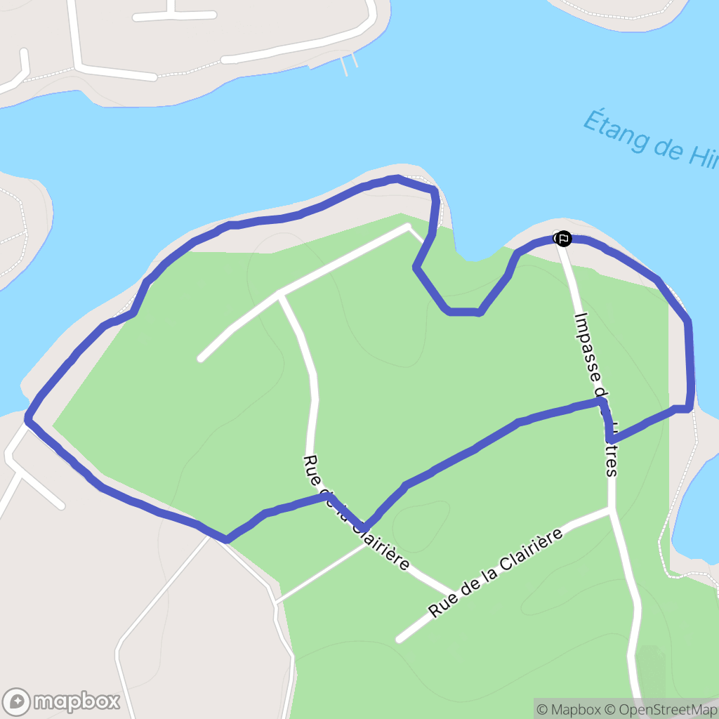 Holving : carte du parcours de randonnée - France