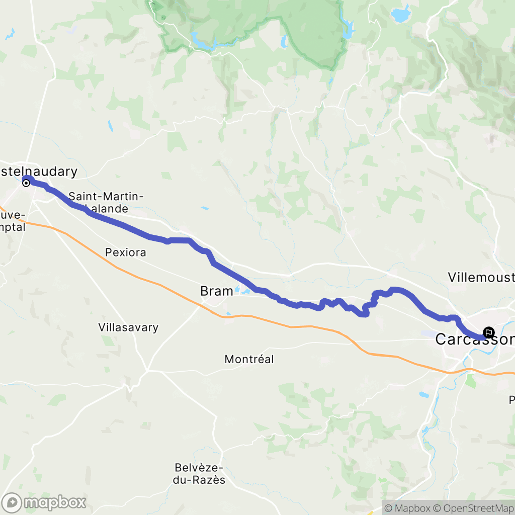 Castelnaudary: routekaart voor buitenactiviteiten - France