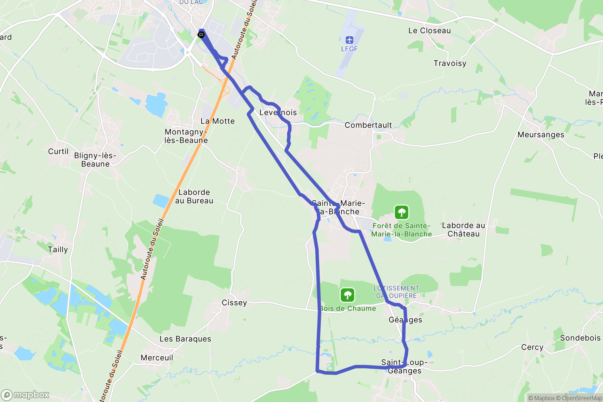 Beaune: routekaart voor buitenactiviteiten - France