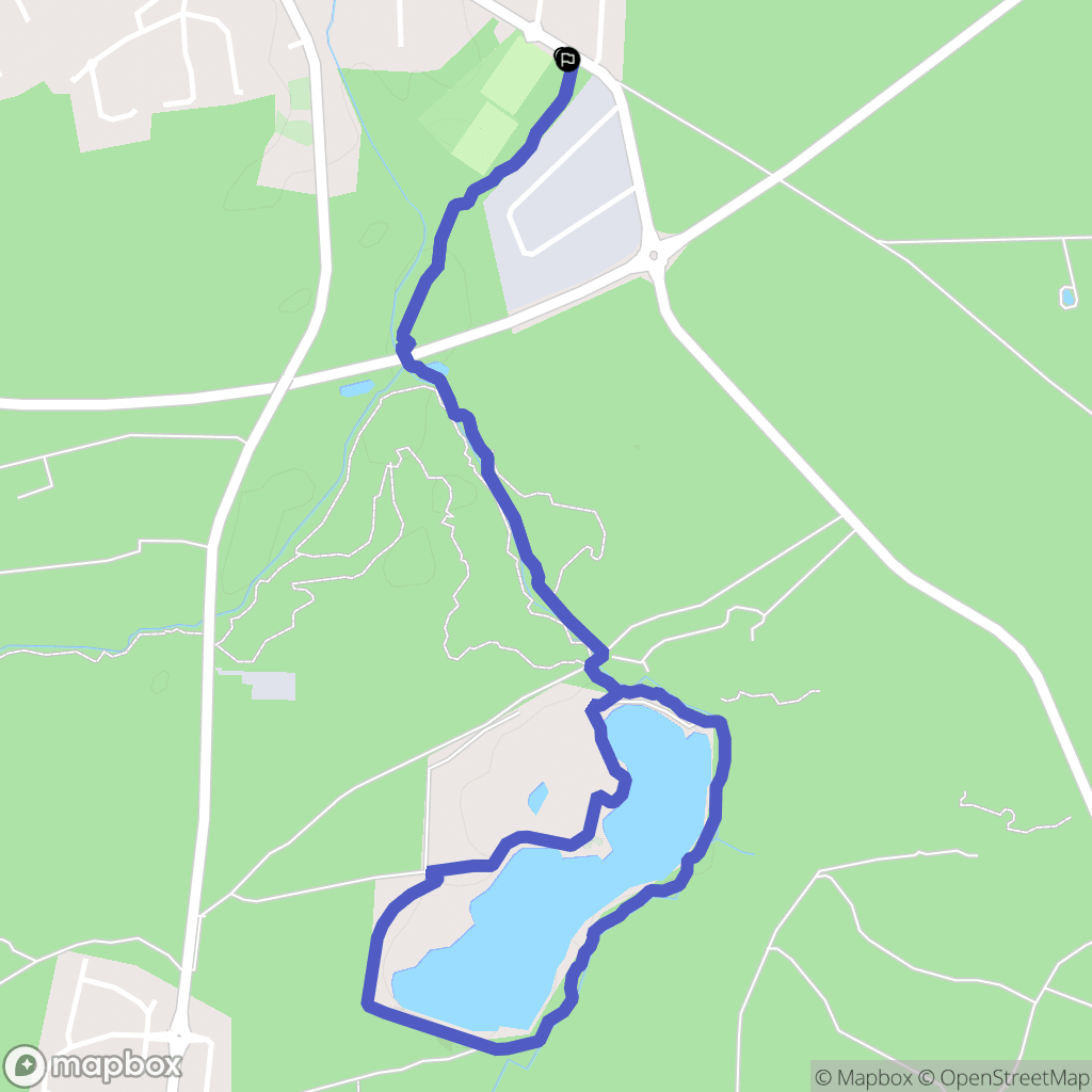 Martignas-sur-Jalle : carte du parcours de randonnée - France