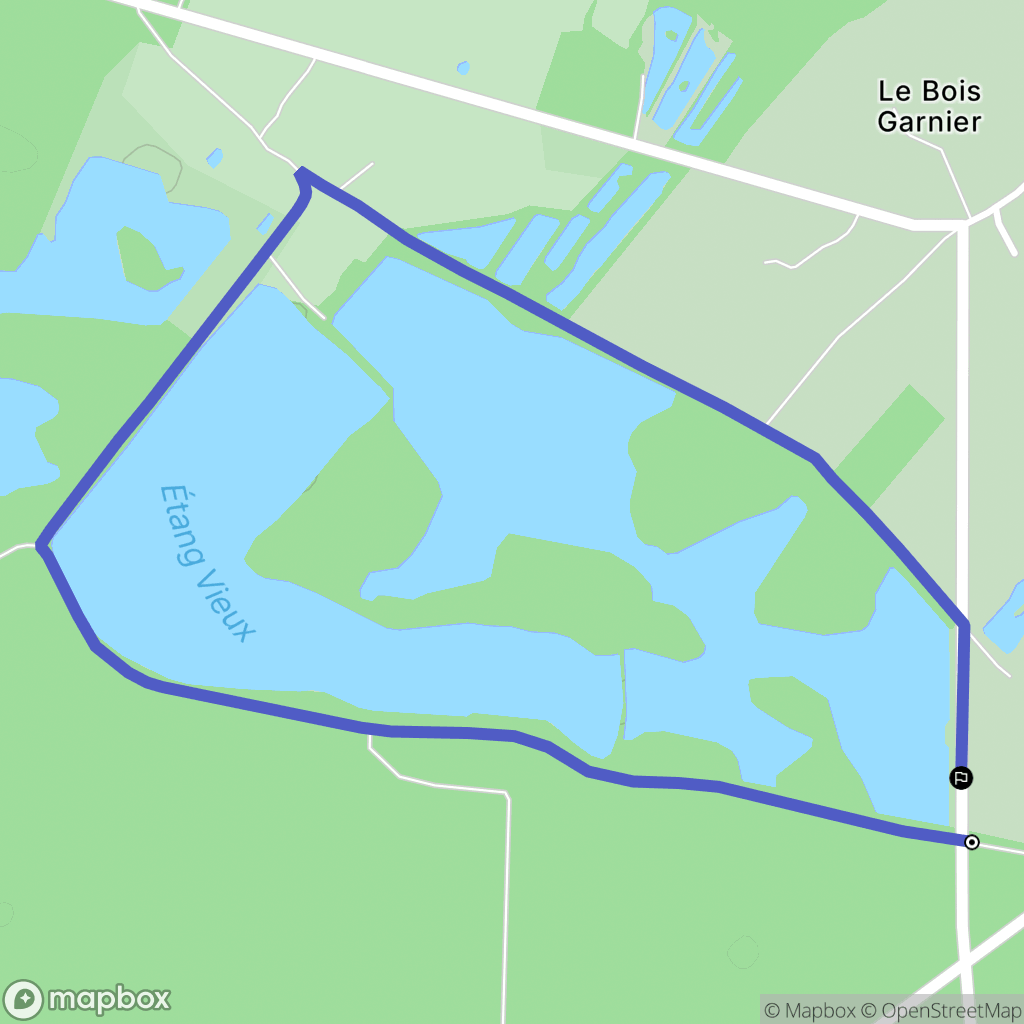 Sainte-Gemme : carte du parcours de randonnée - France