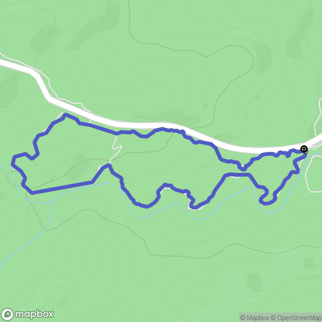Petit-Bourg : carte du parcours de randonnée - France