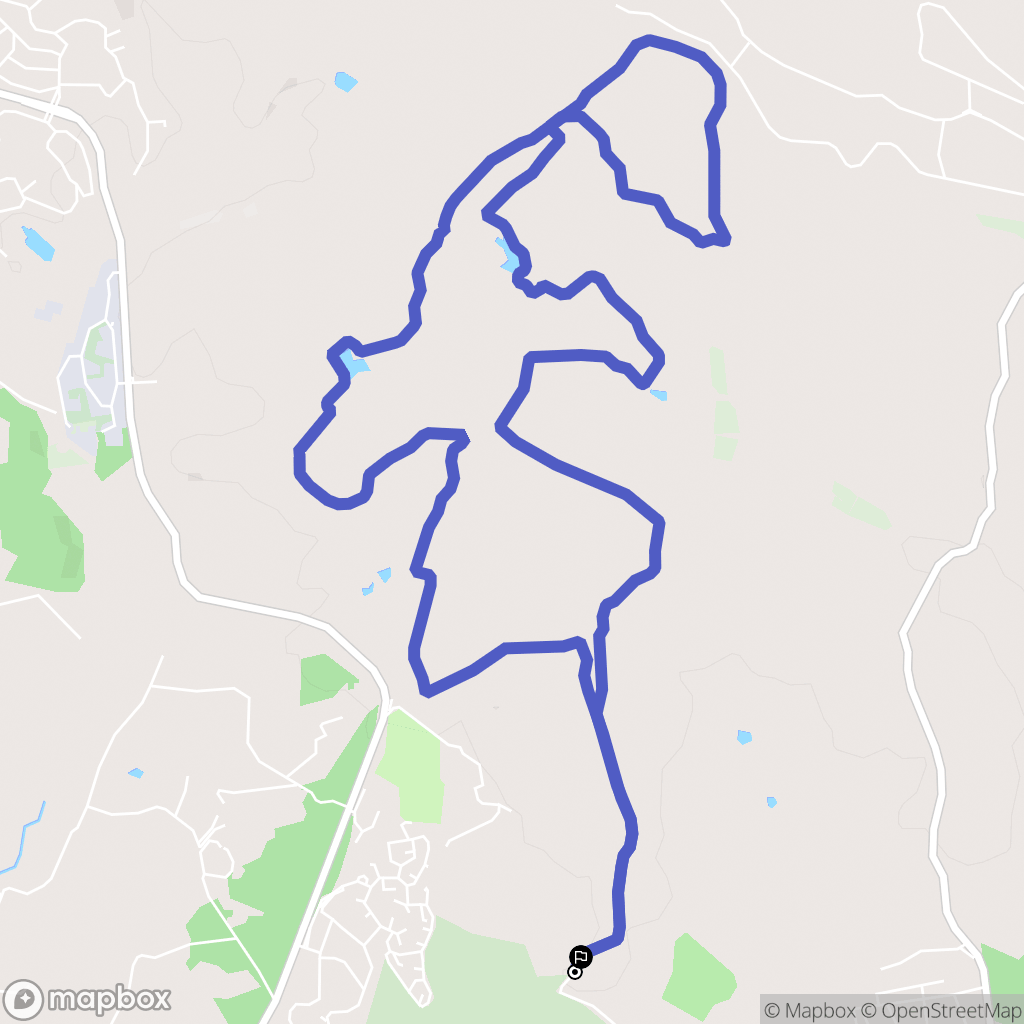 Puget-sur-Argens : carte du parcours de randonnée - France