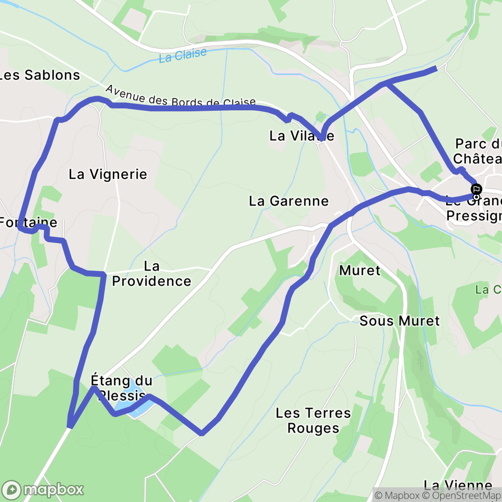Le Grand-Pressigny: routekaart voor buitenactiviteiten - France