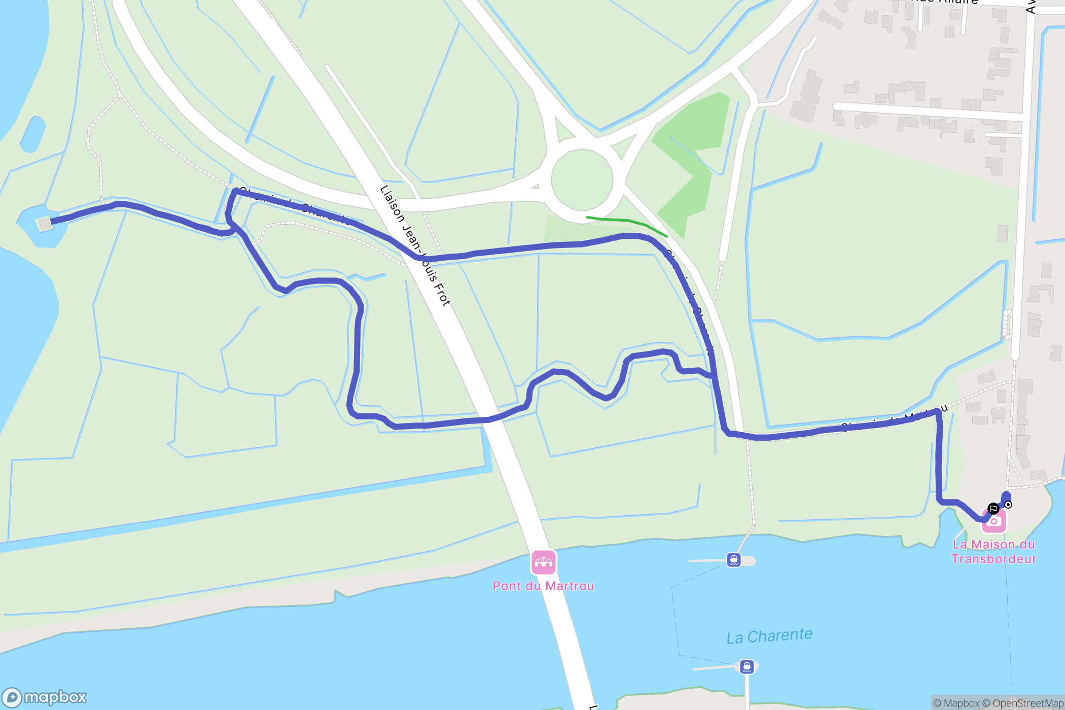 Rochefort : carte du parcours de randonnée - France