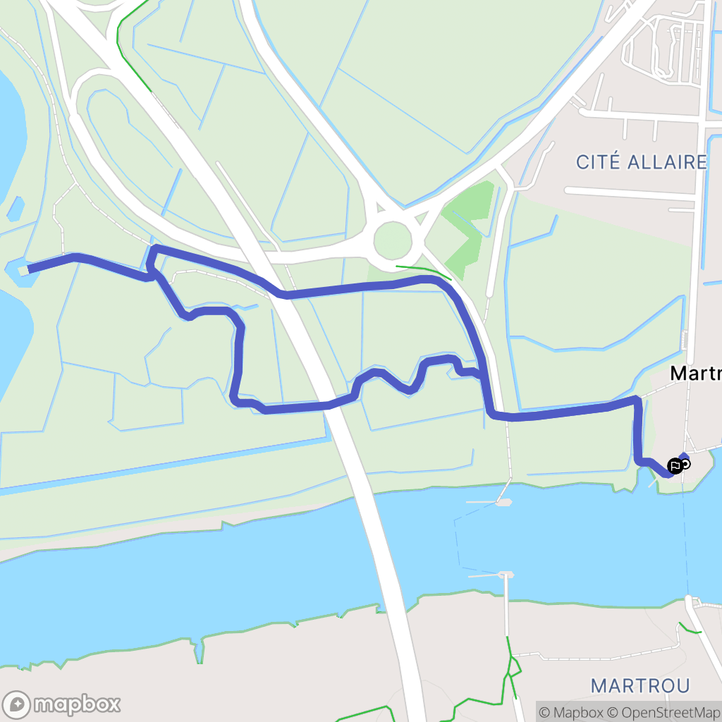 Rochefort : carte du parcours de randonnée - France
