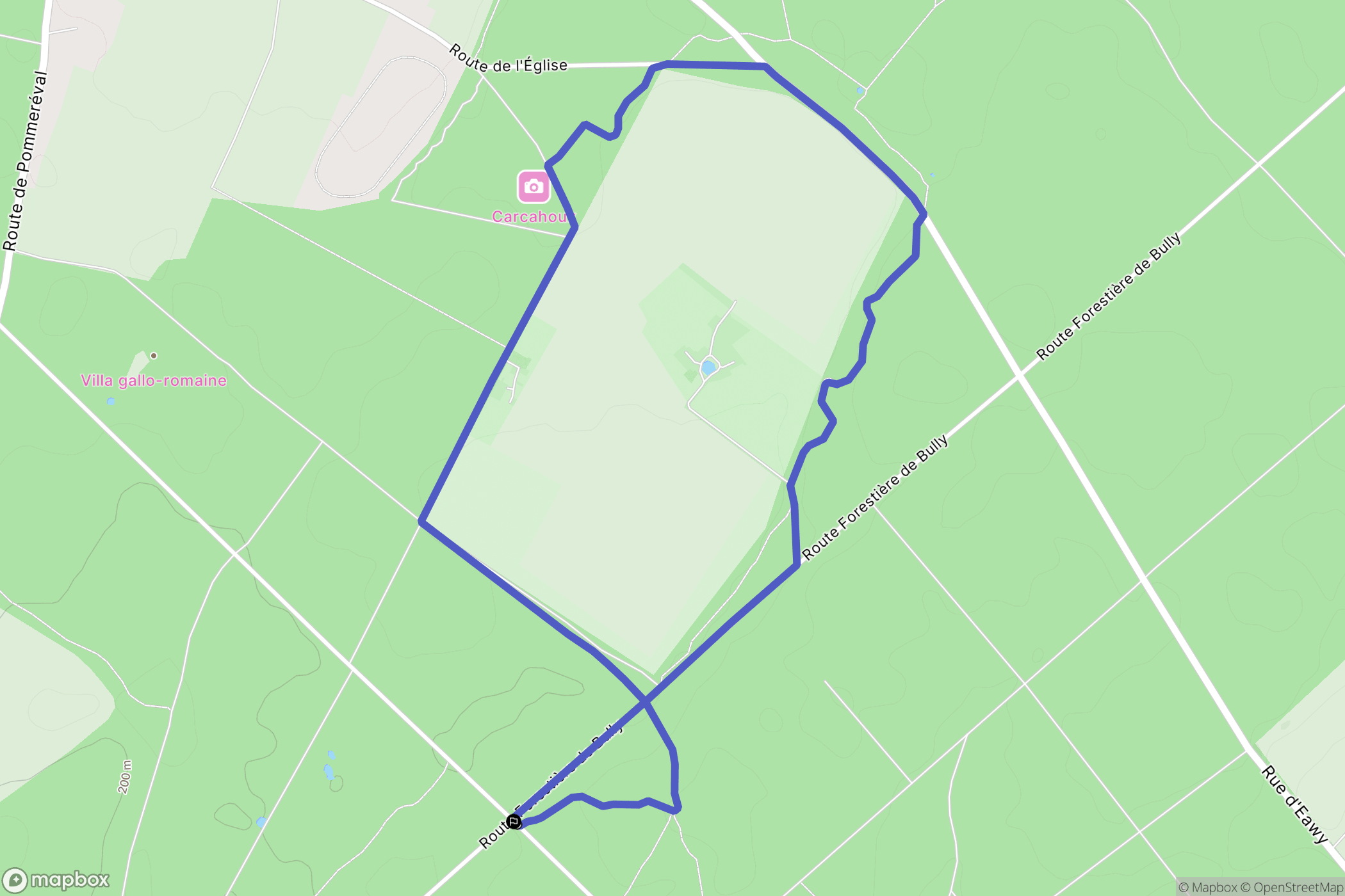 Saint-Saëns (Maucomble): routekaart voor buitenactiviteiten - France