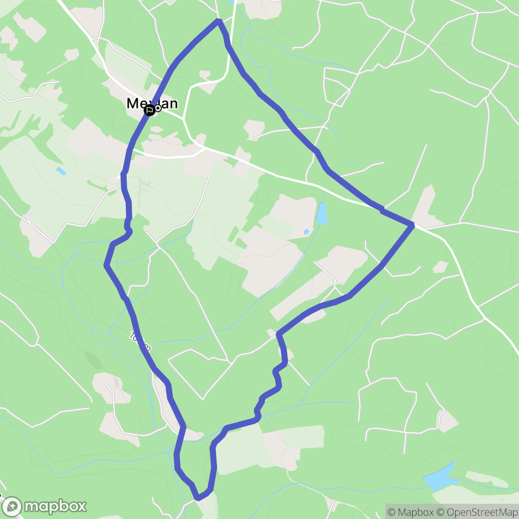 Meylan : carte du parcours de randonnée - France