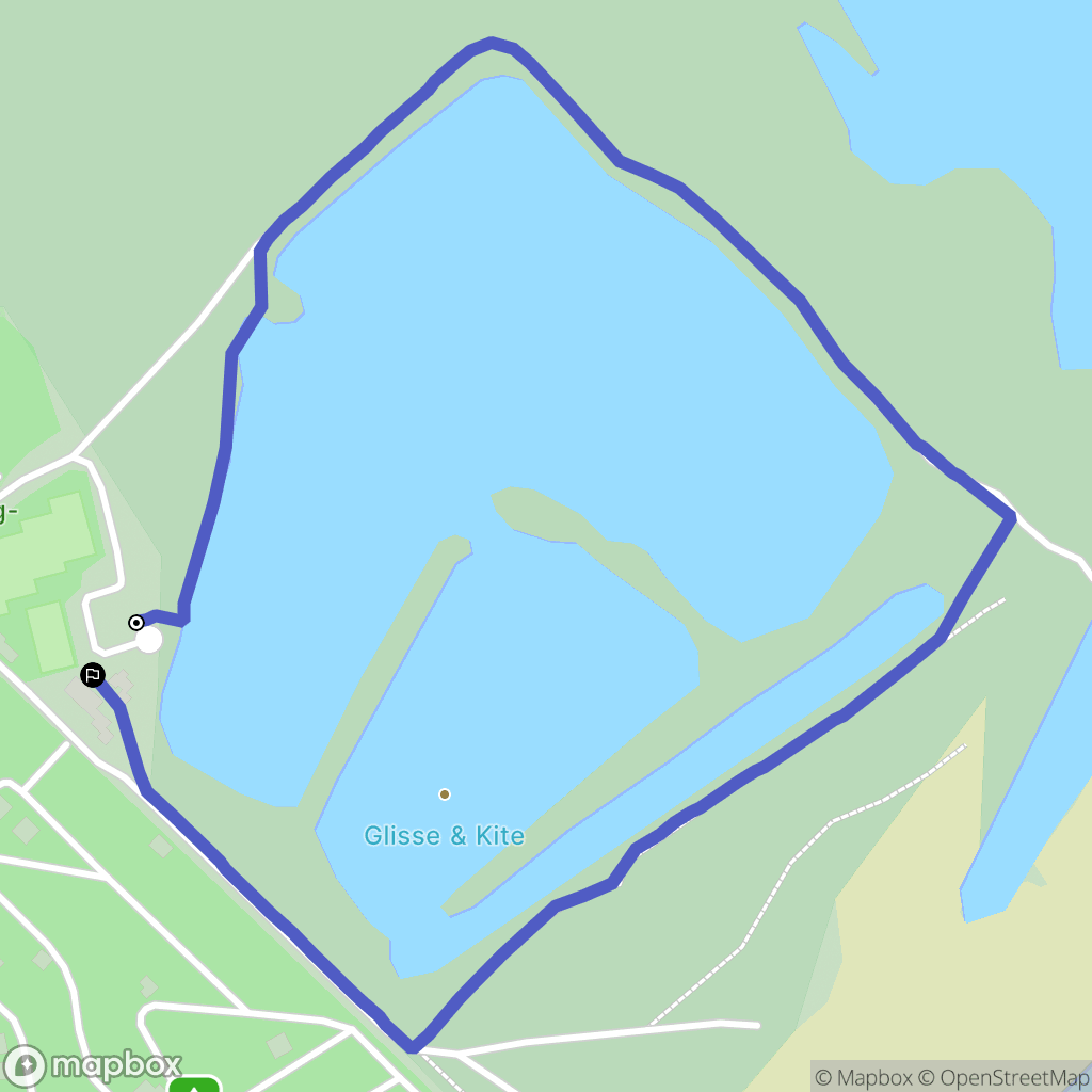 Fleury : carte du parcours de randonnée - France