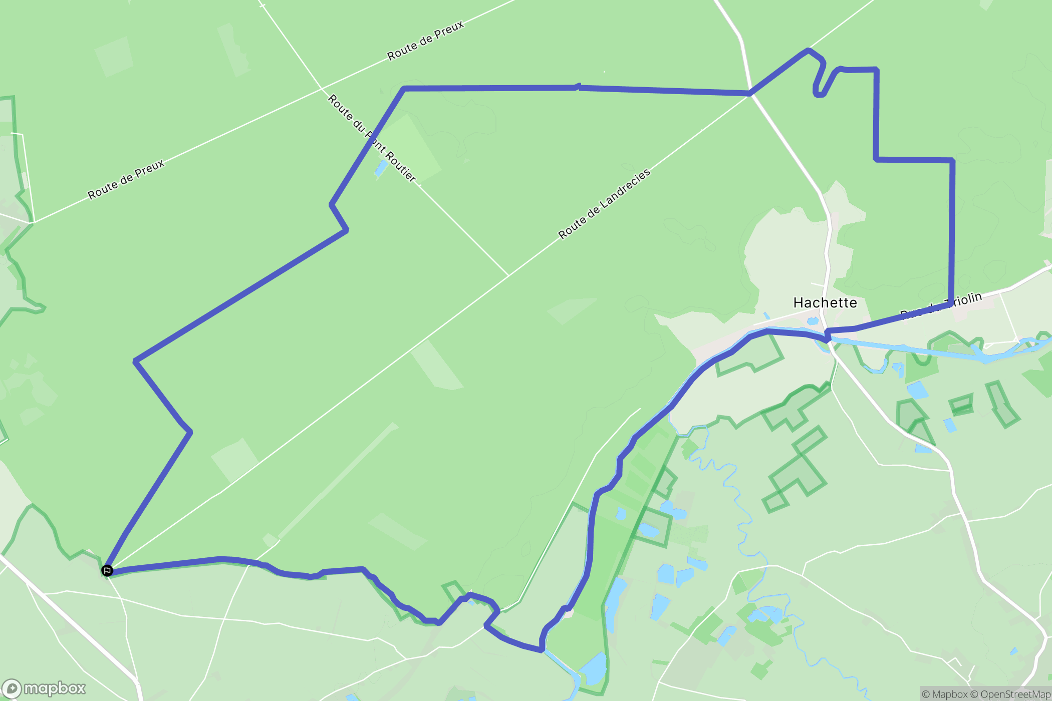 Locquignol : carte du parcours de randonnée - France