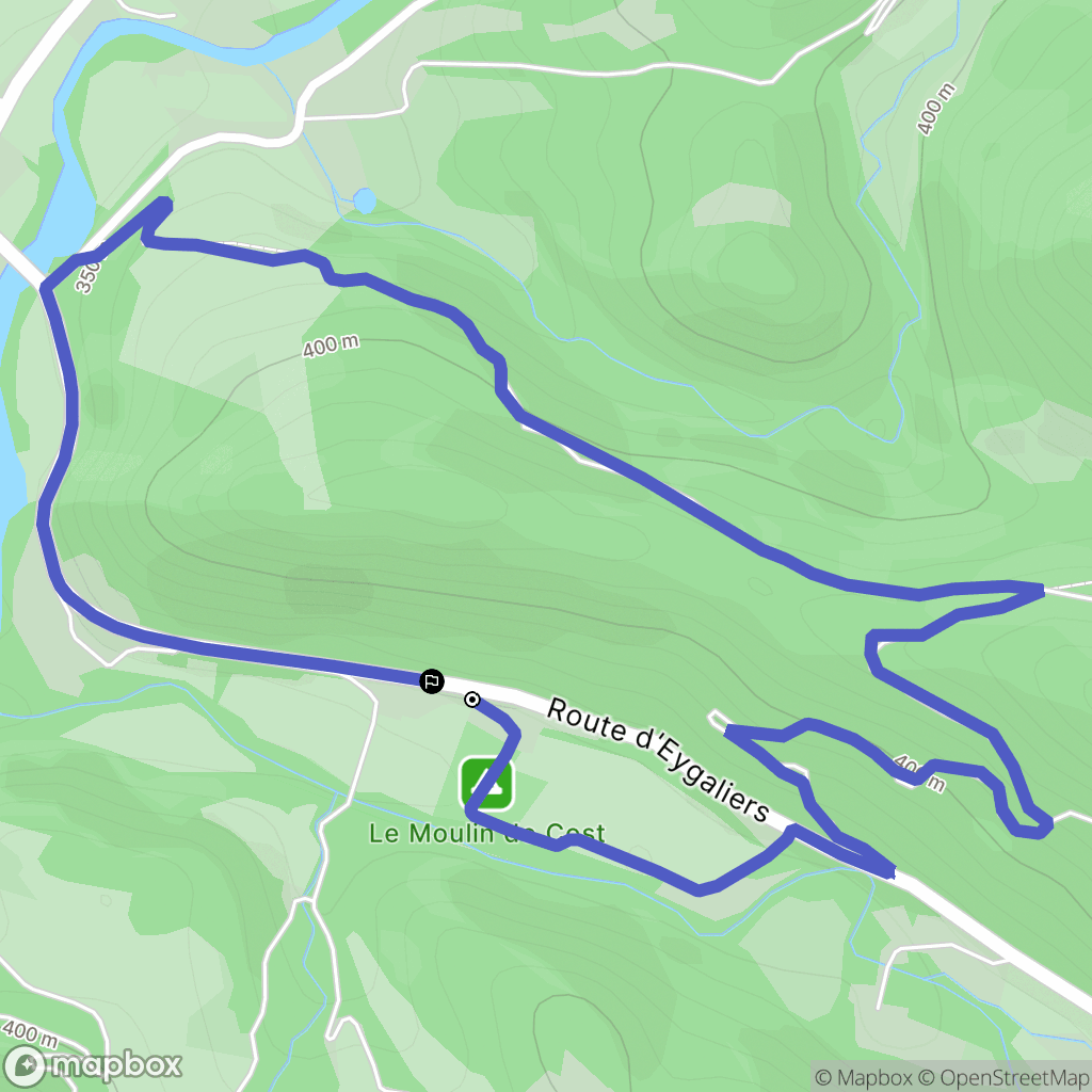Buis-les-Baronnies : carte du parcours de randonnée - France