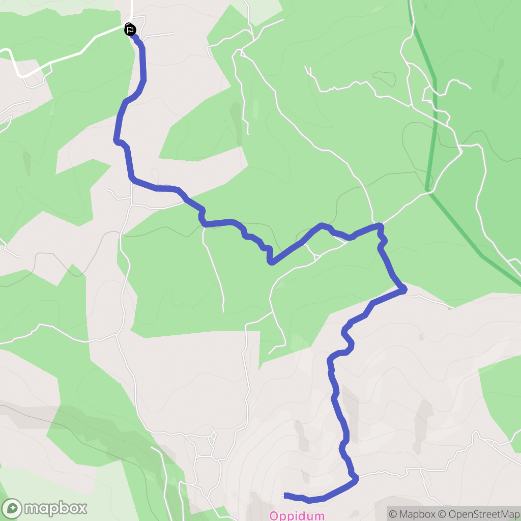Rians : carte du parcours de randonnée - France