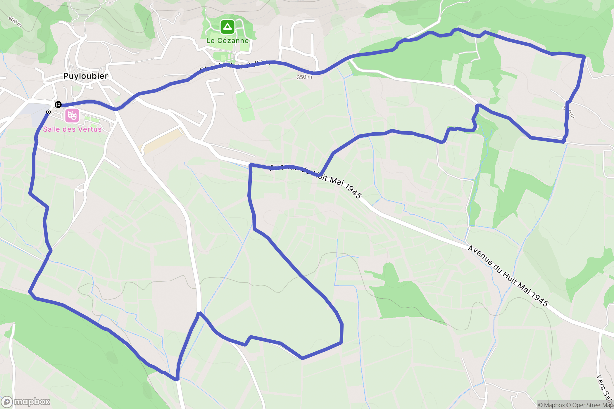 Puyloubier: routekaart voor buitenactiviteiten - France