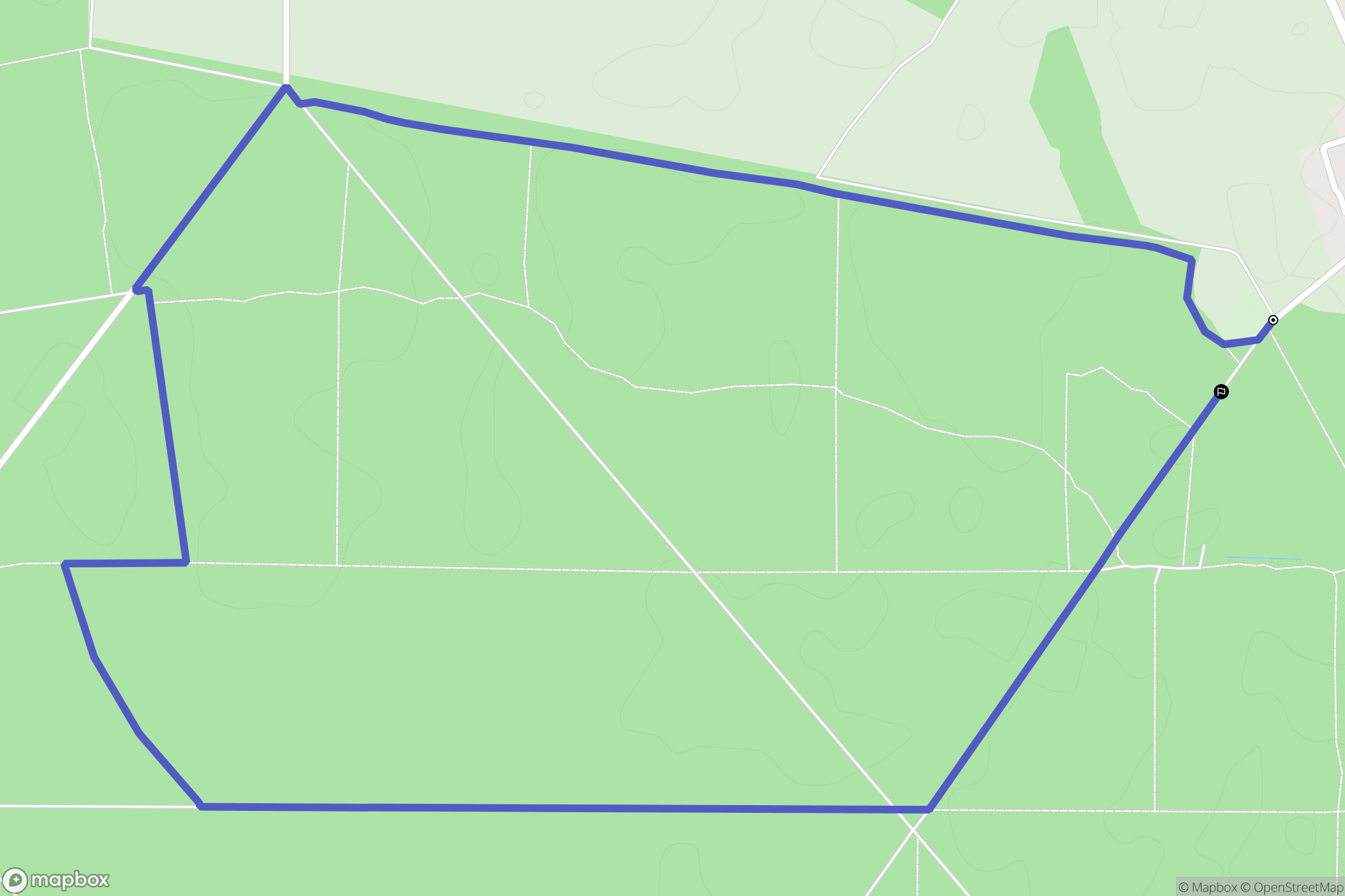 Faremoutiers : carte du parcours de randonnée - France