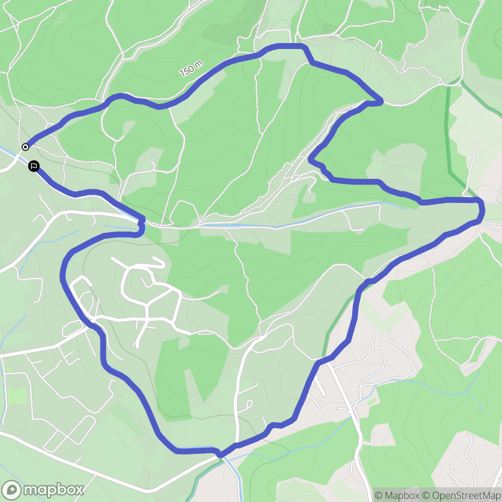 Velleron : carte du parcours de randonnée - France