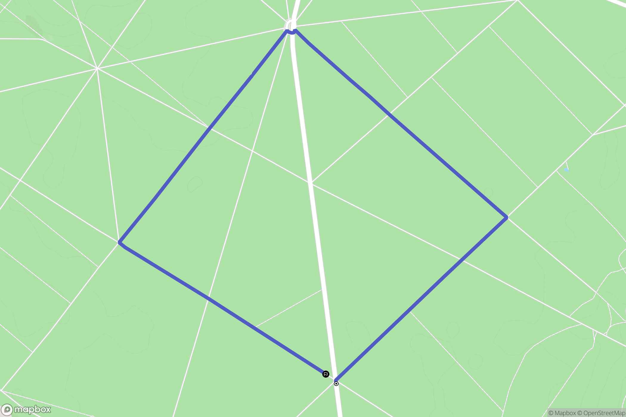 Abondant : carte du parcours de randonnée - France