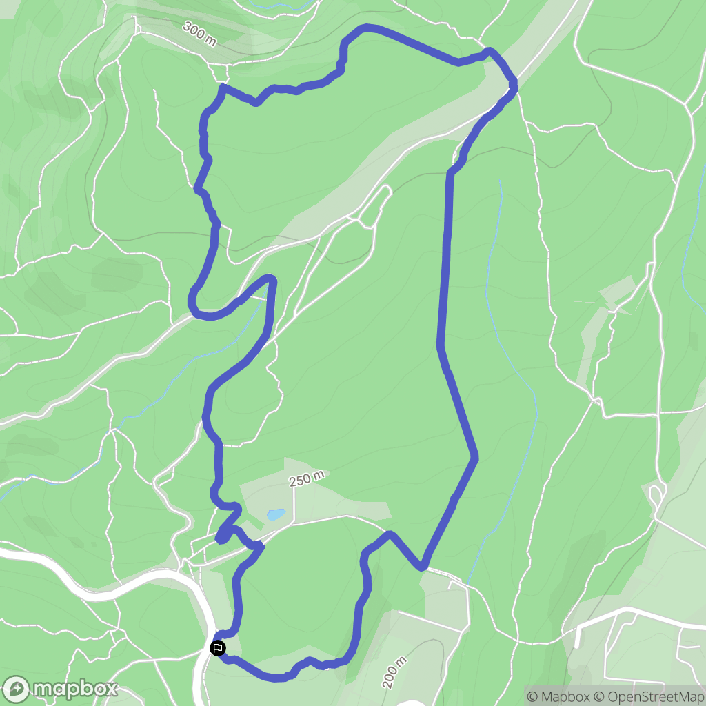 Lagnes : carte du parcours de randonnée - France