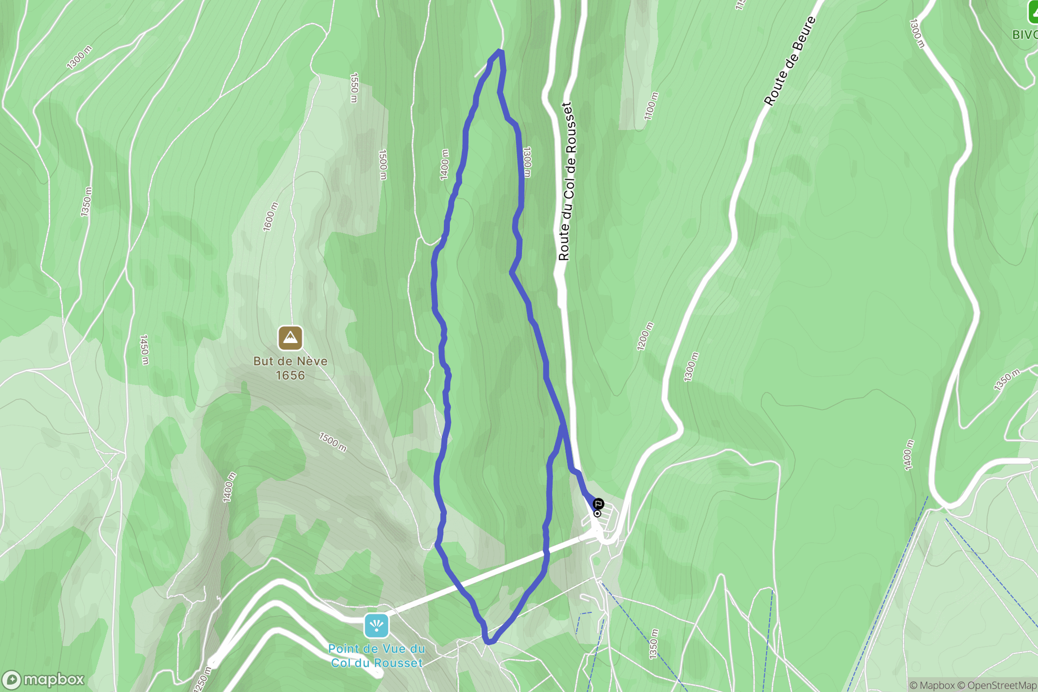 Col-de-Rousset: routekaart voor buitenactiviteiten - France