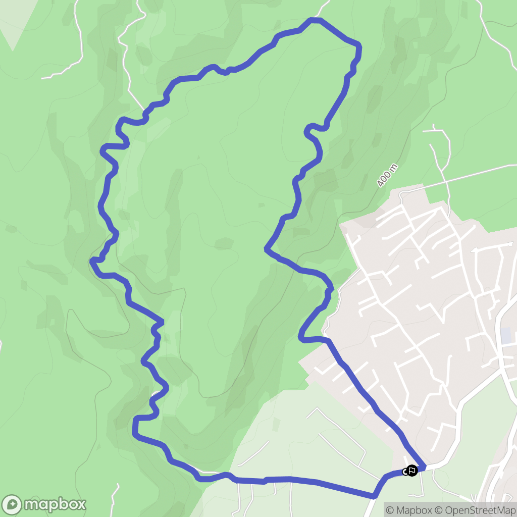 Seillons-Source-d'Argens : carte du parcours de randonnée - France