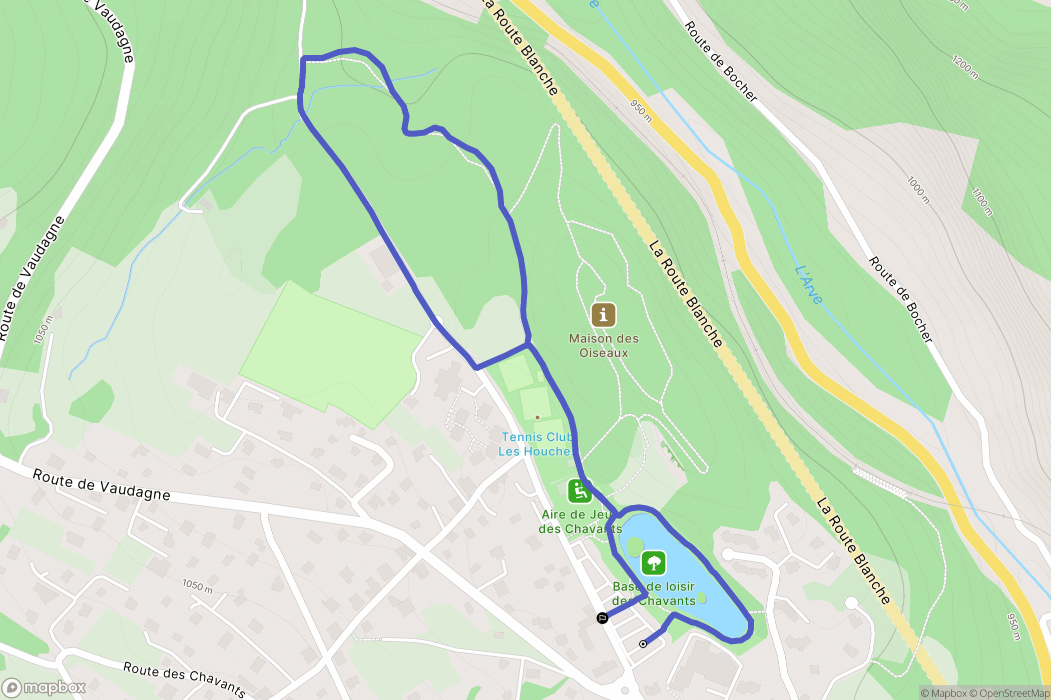 Les Houches: routekaart voor buitenactiviteiten - France