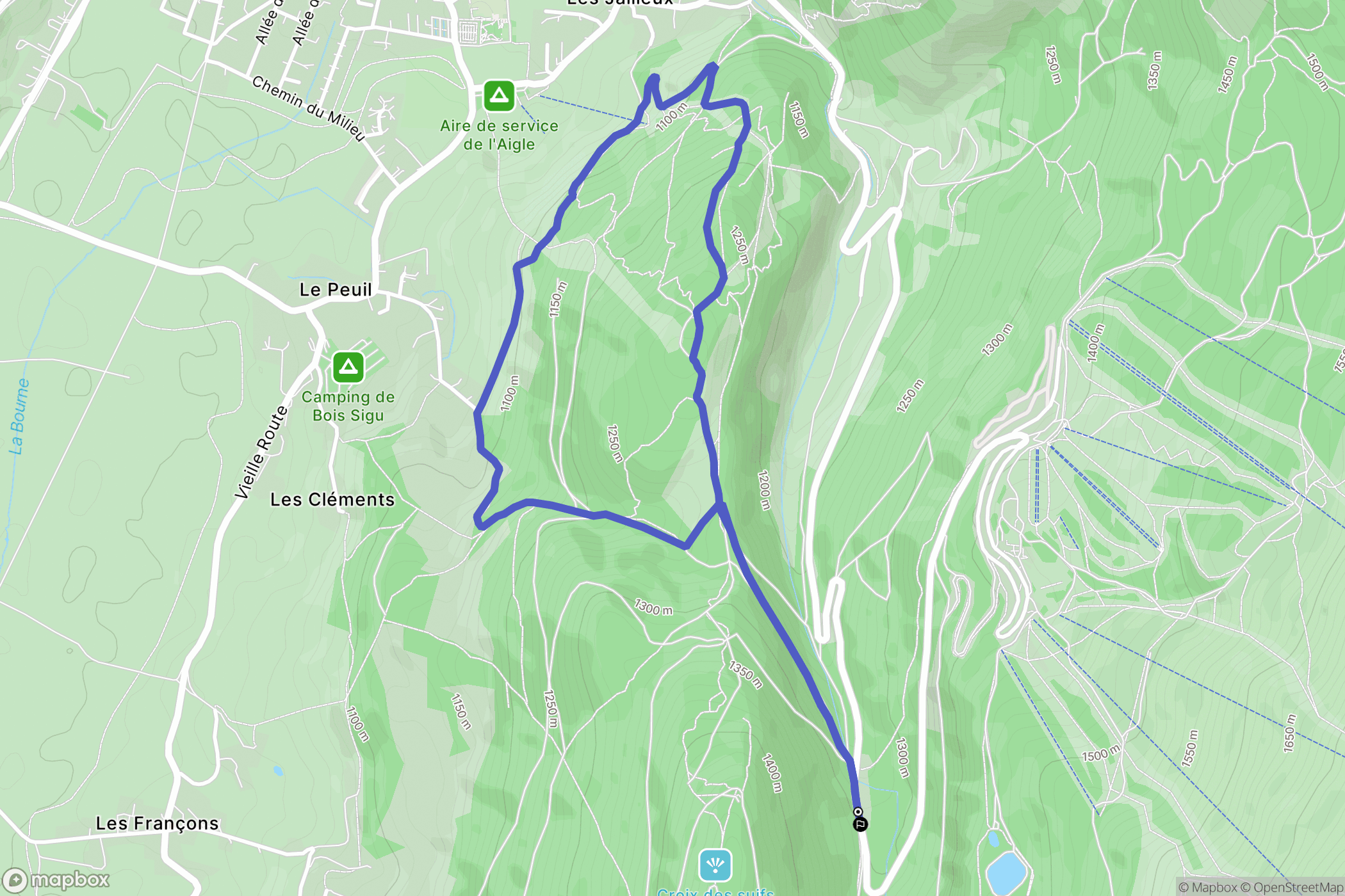 Lans-en-Vercors: routekaart voor buitenactiviteiten - France