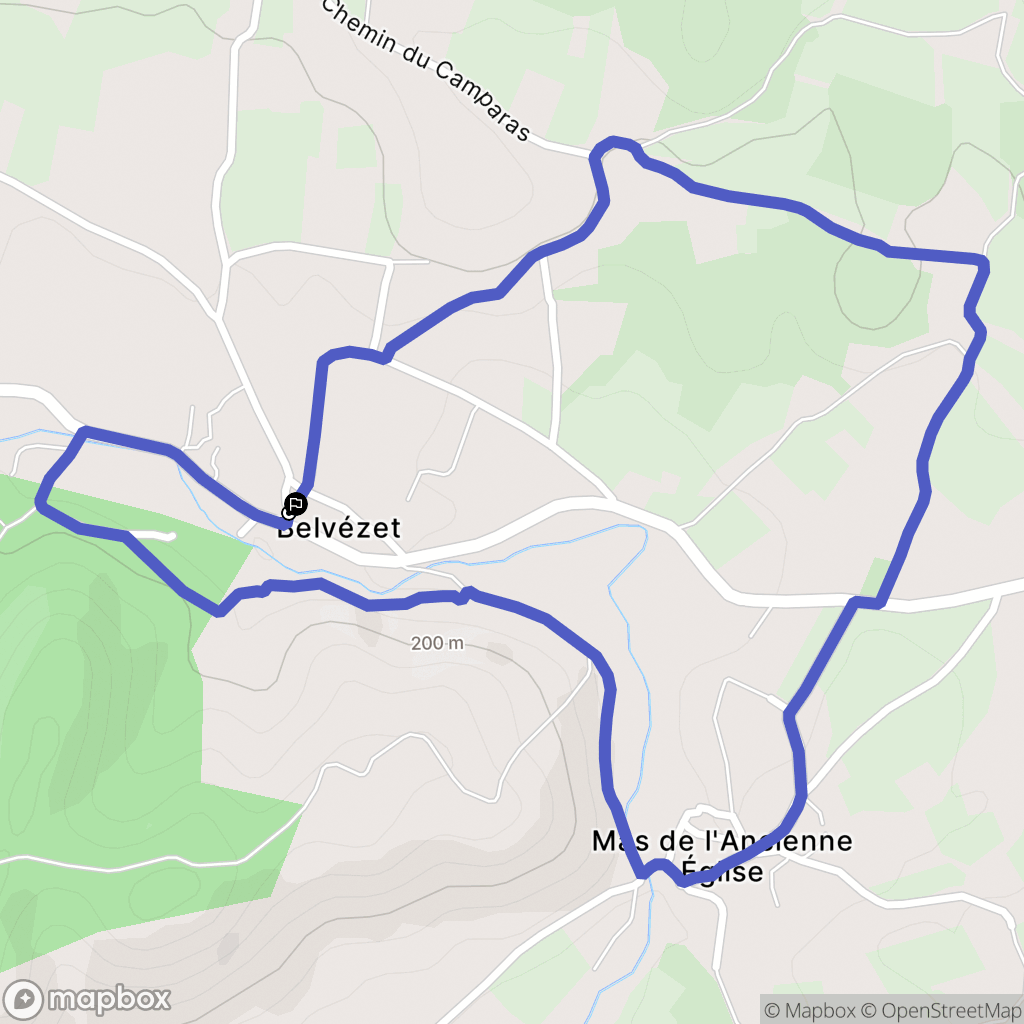 Belvézet: routekaart voor buitenactiviteiten - France