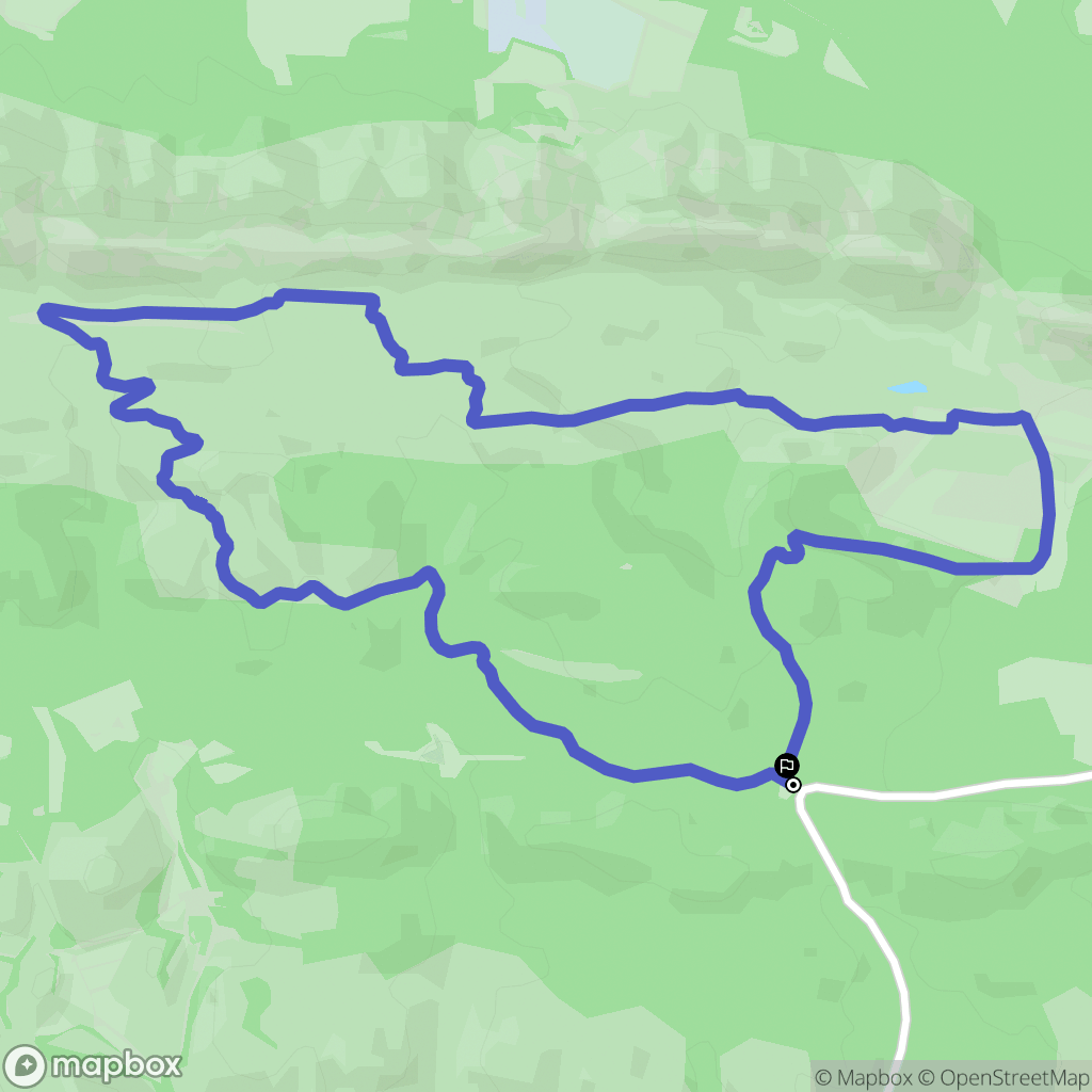 Aureille : carte du parcours de randonnée - France