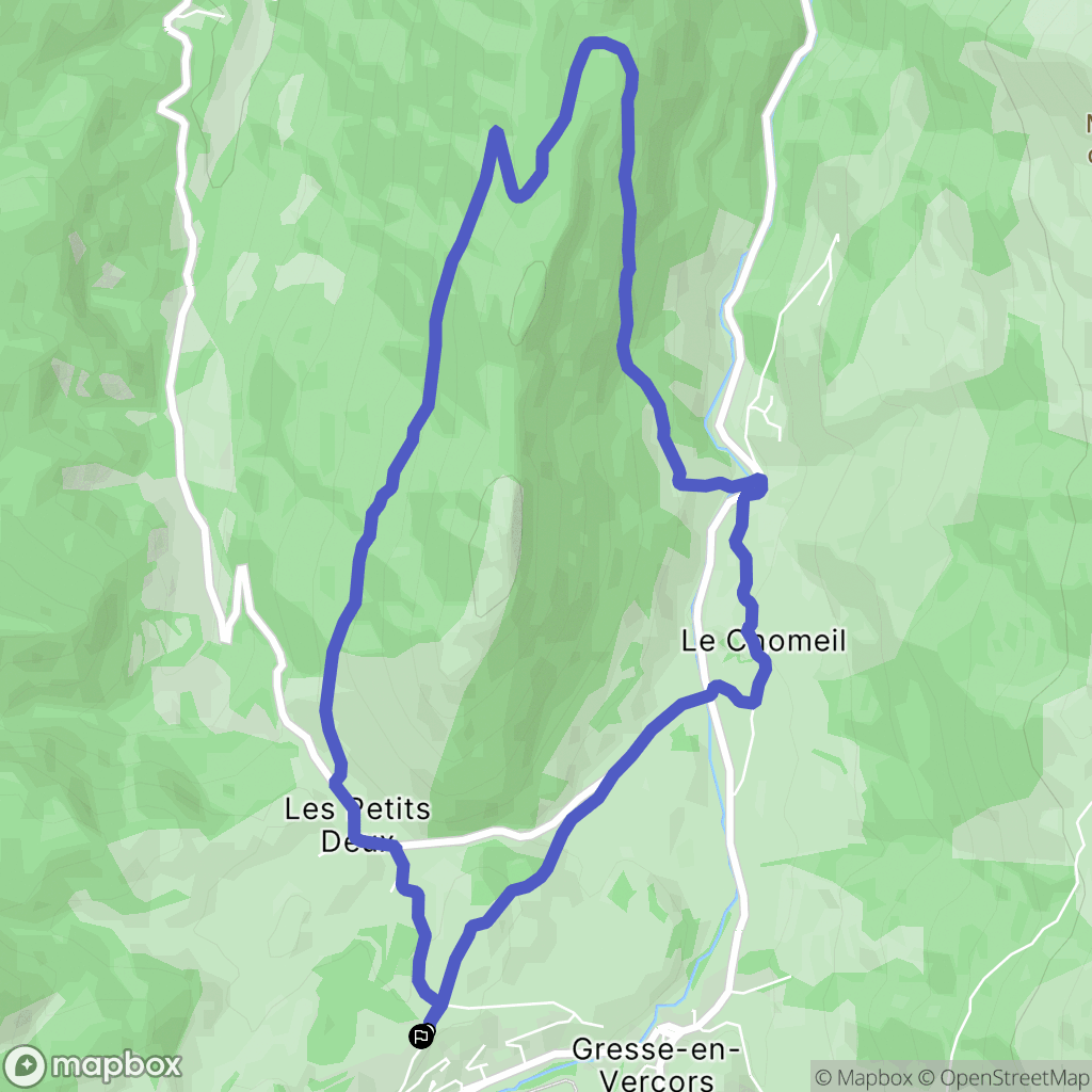 Gresse-en-Vercors: routekaart voor buitenactiviteiten - France